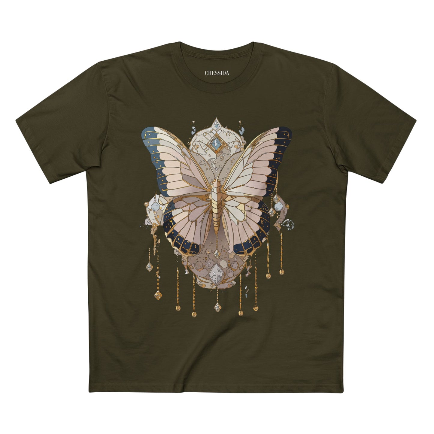 Butterfly shirt, Shirt with Butterfly, Tee Shirt with Antique Butterfly