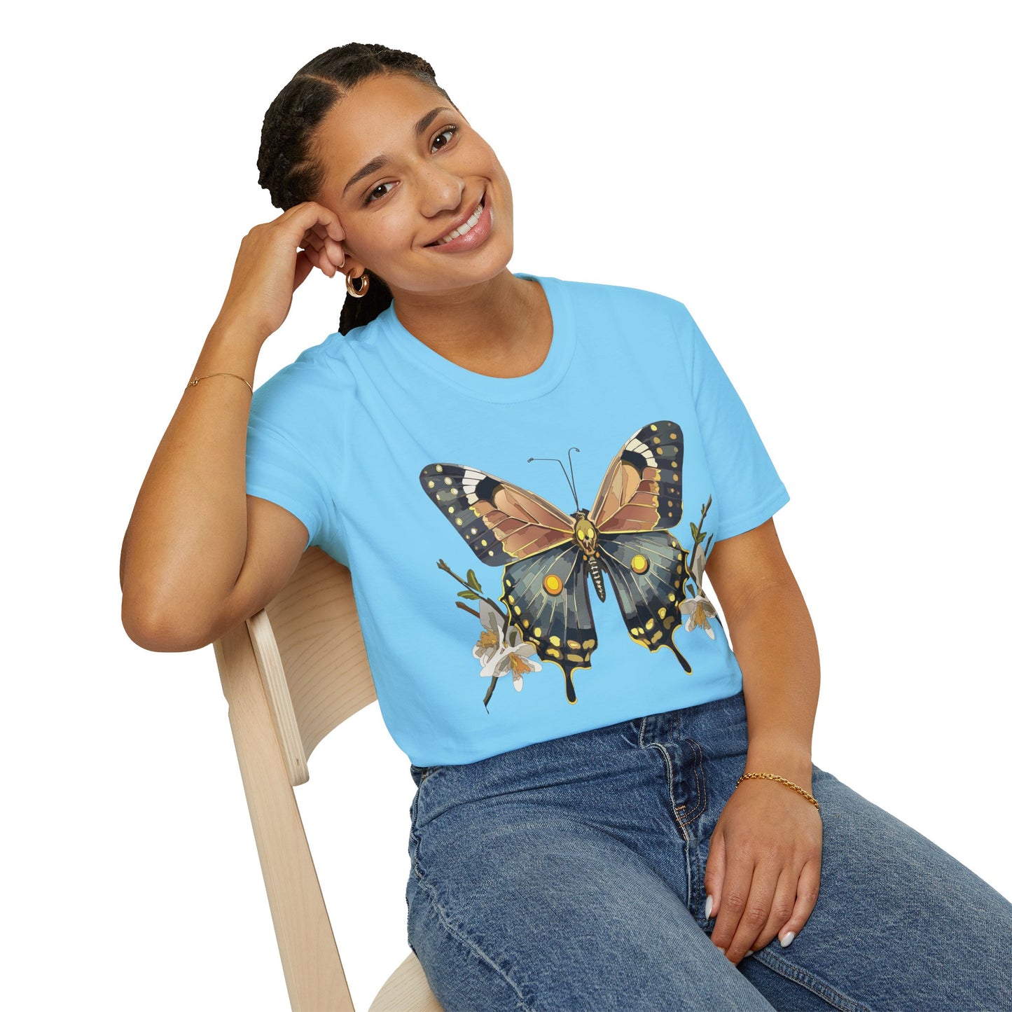 Butterfly Shirt, T Shirt with Butterfly, Monarch Shirt