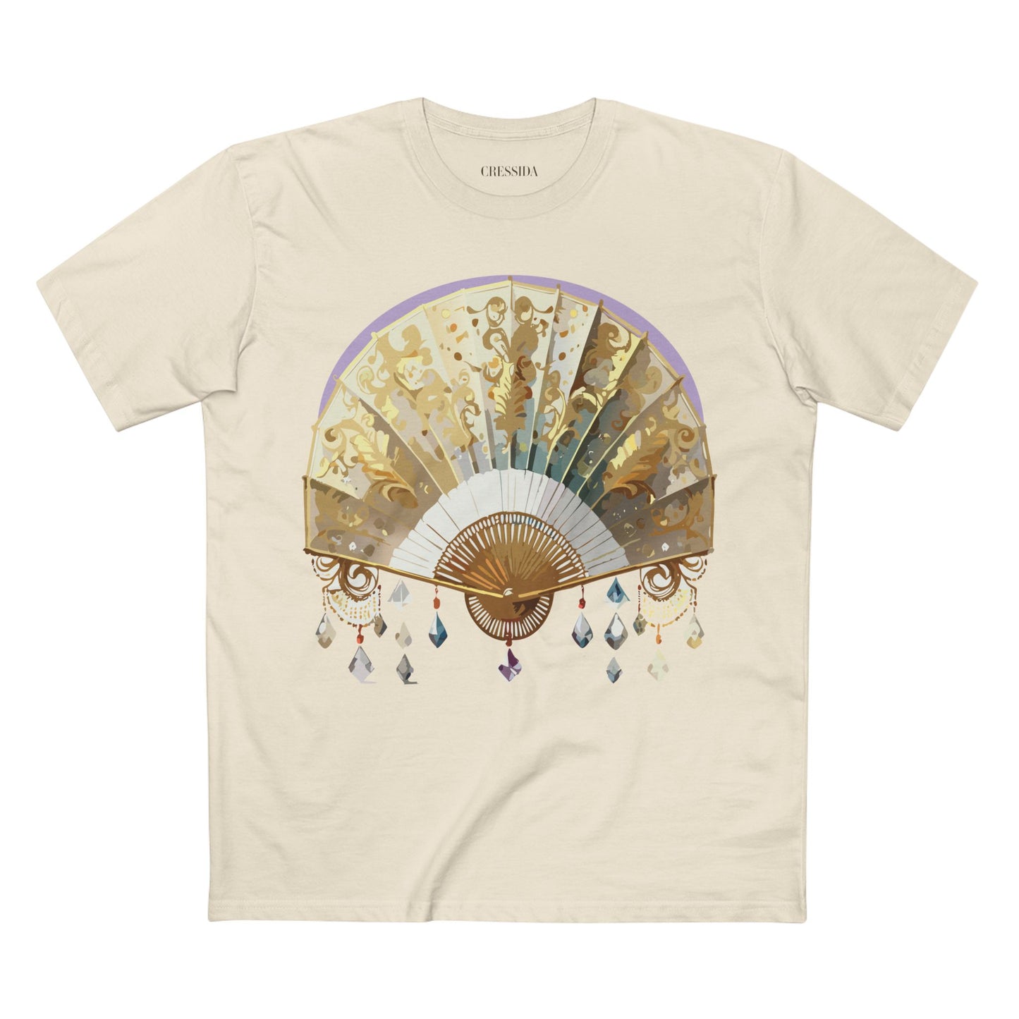 Fan shirt, Shirt with Fan, Tee Shirt with Antique Fan
