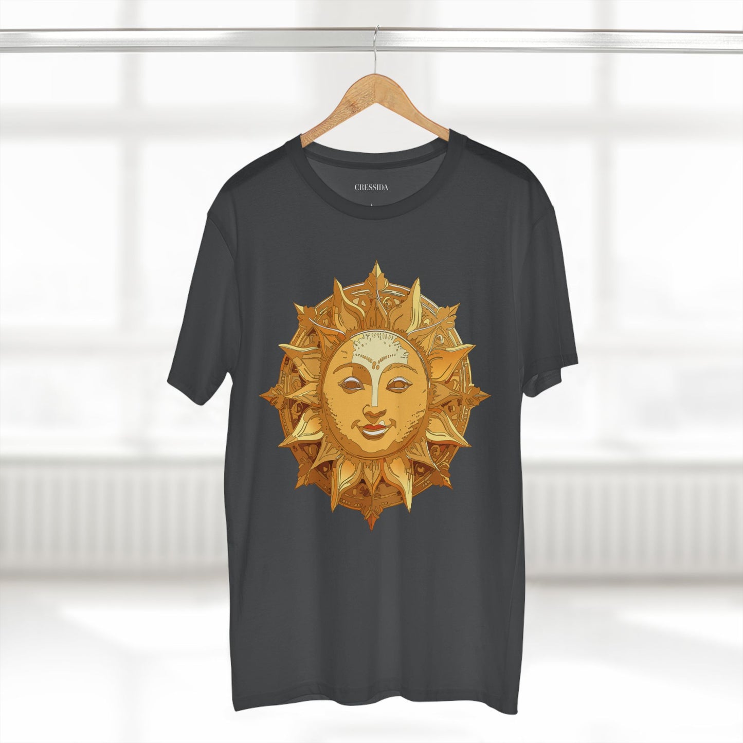 Sun Shirt, Shirt with Sun, Tee Shirt with Gold Sun