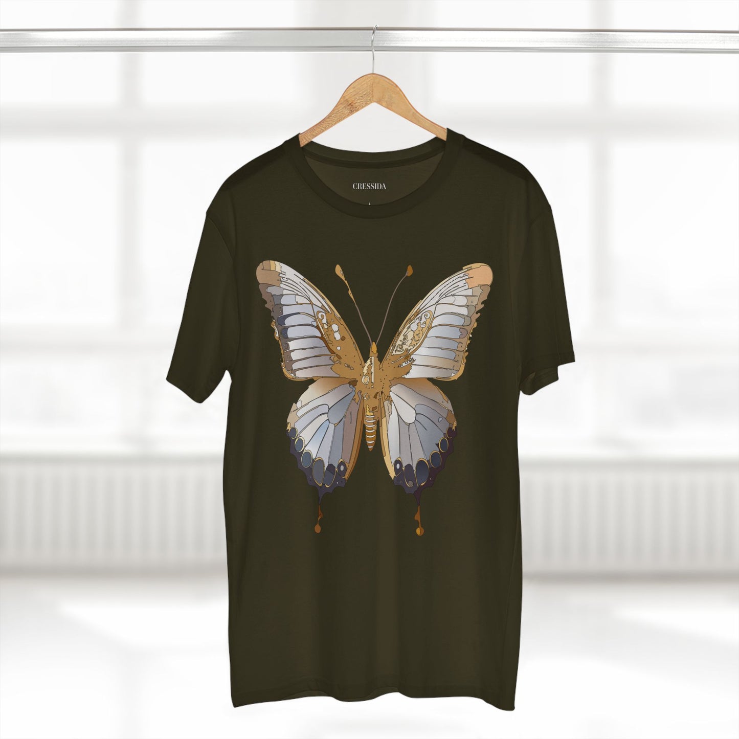 Butterfly shirt, Shirt with Butterfly, Tee Shirt with Antique Butterfly