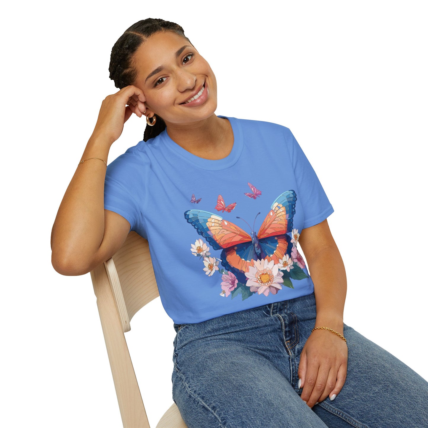 Butterfly Shirt, T Shirt with Butterfly, Monarch Shirt