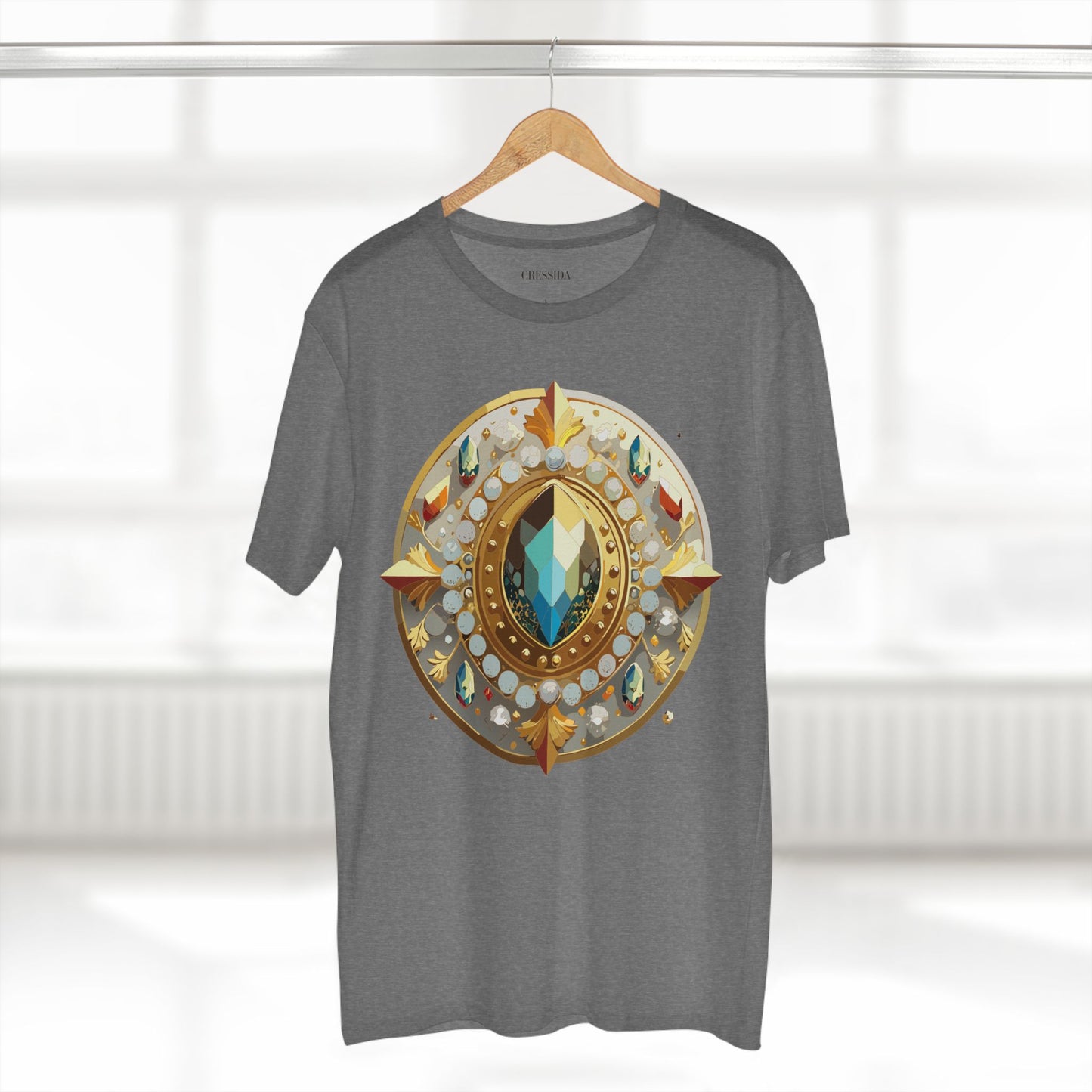 Medallion Shirt, Shirt with Medallion, Tee Shirt with Medal