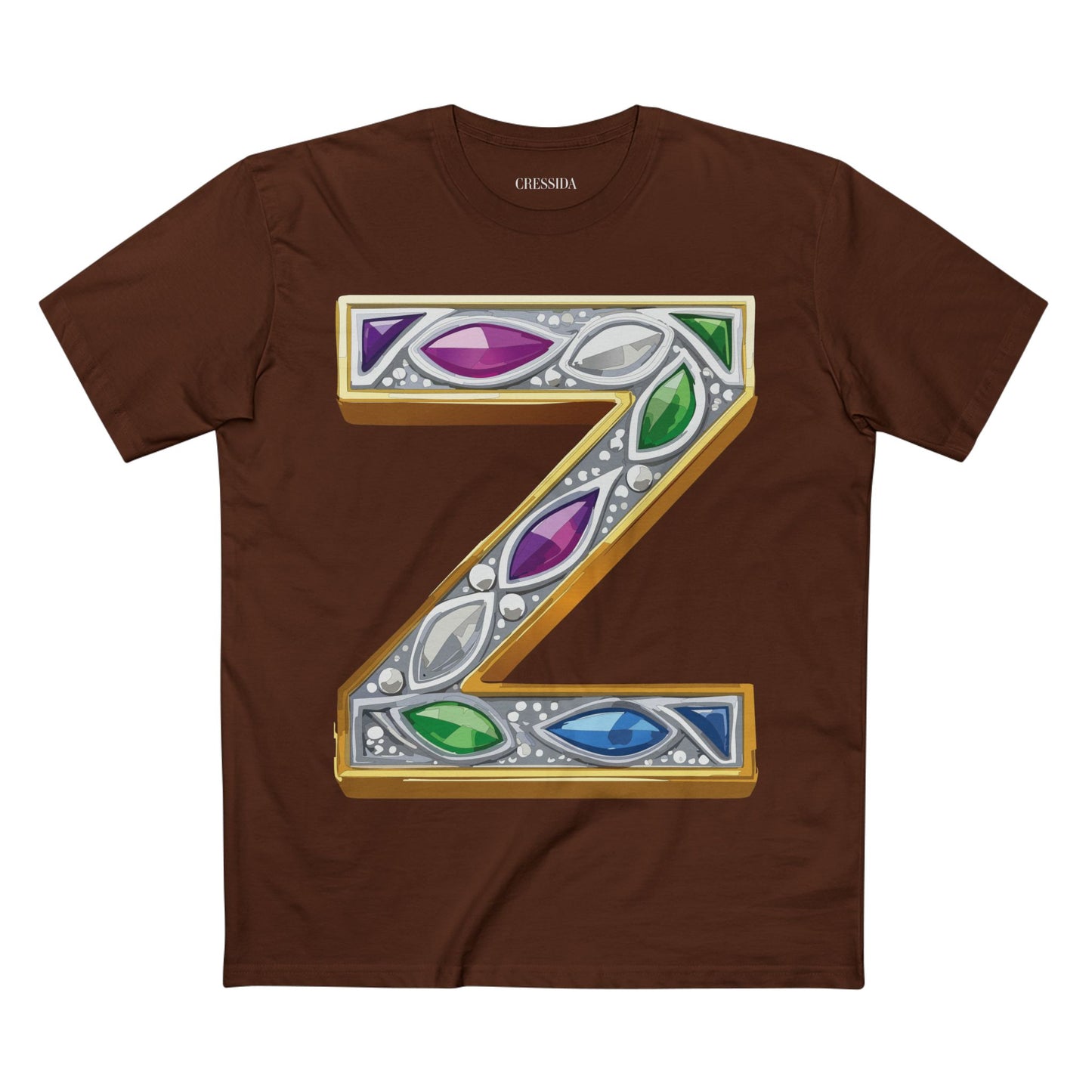 Letter Shirt, Shirt with Letters, Tee Shirt with Gold Letters
