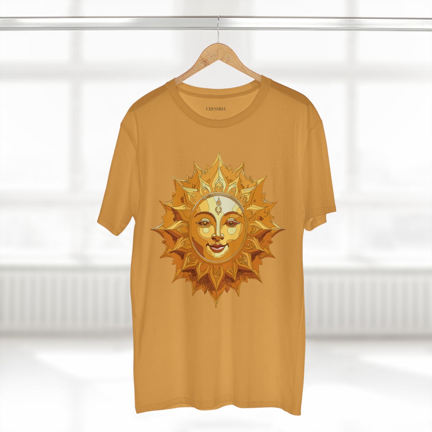Sun Shirt, Shirt with Sun, Tee Shirt with Gold Sun