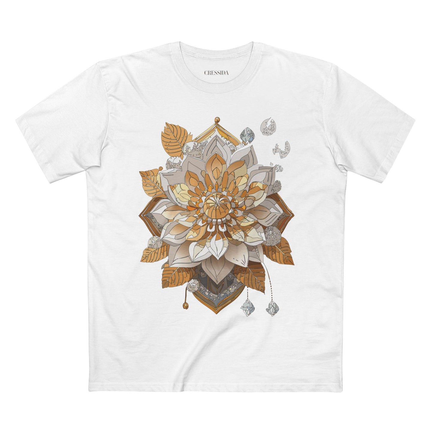 Floral Shirt, Shirt with Flower, Tee Shirt with Antique Flower