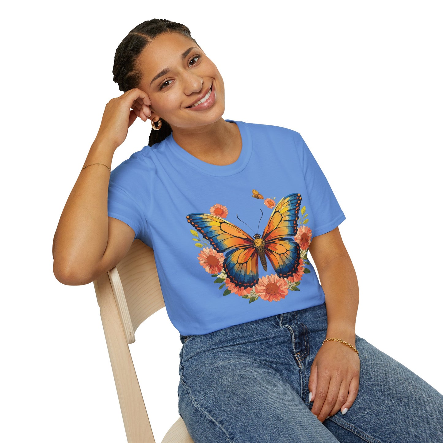 Butterfly Shirt, T Shirt with Butterfly, Monarch Shirt