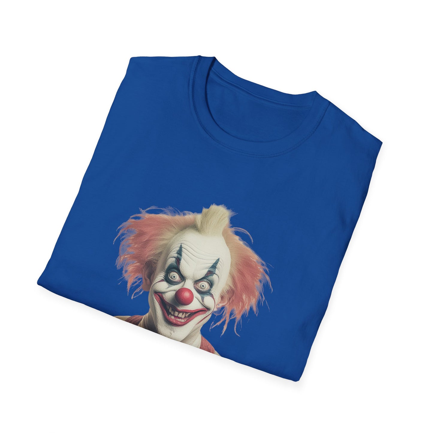 Clown Shirt, T Shirt with Clown, Funny Man Shirt, Tee Shirt with Funny Man, Circus Shirt, Shirt with Circus, Scary Man Shirt, Shirt with Scary Man