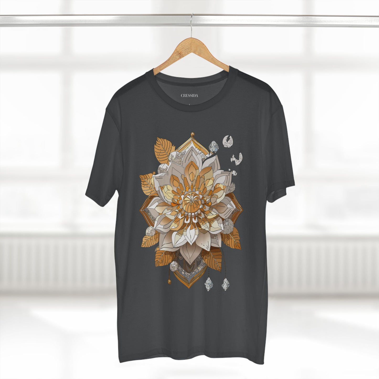Floral Shirt, Shirt with Flower, Tee Shirt with Antique Flower