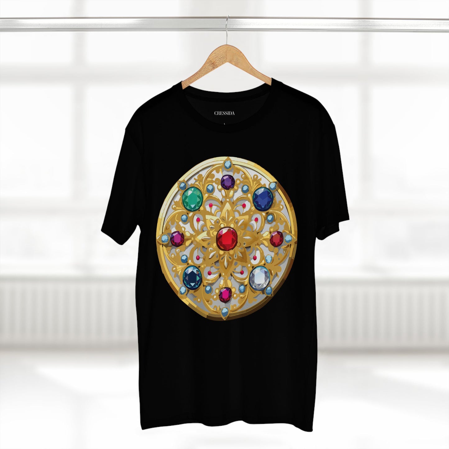 Medallion Shirt, Shirt with Medallion, Tee Shirt with Medal