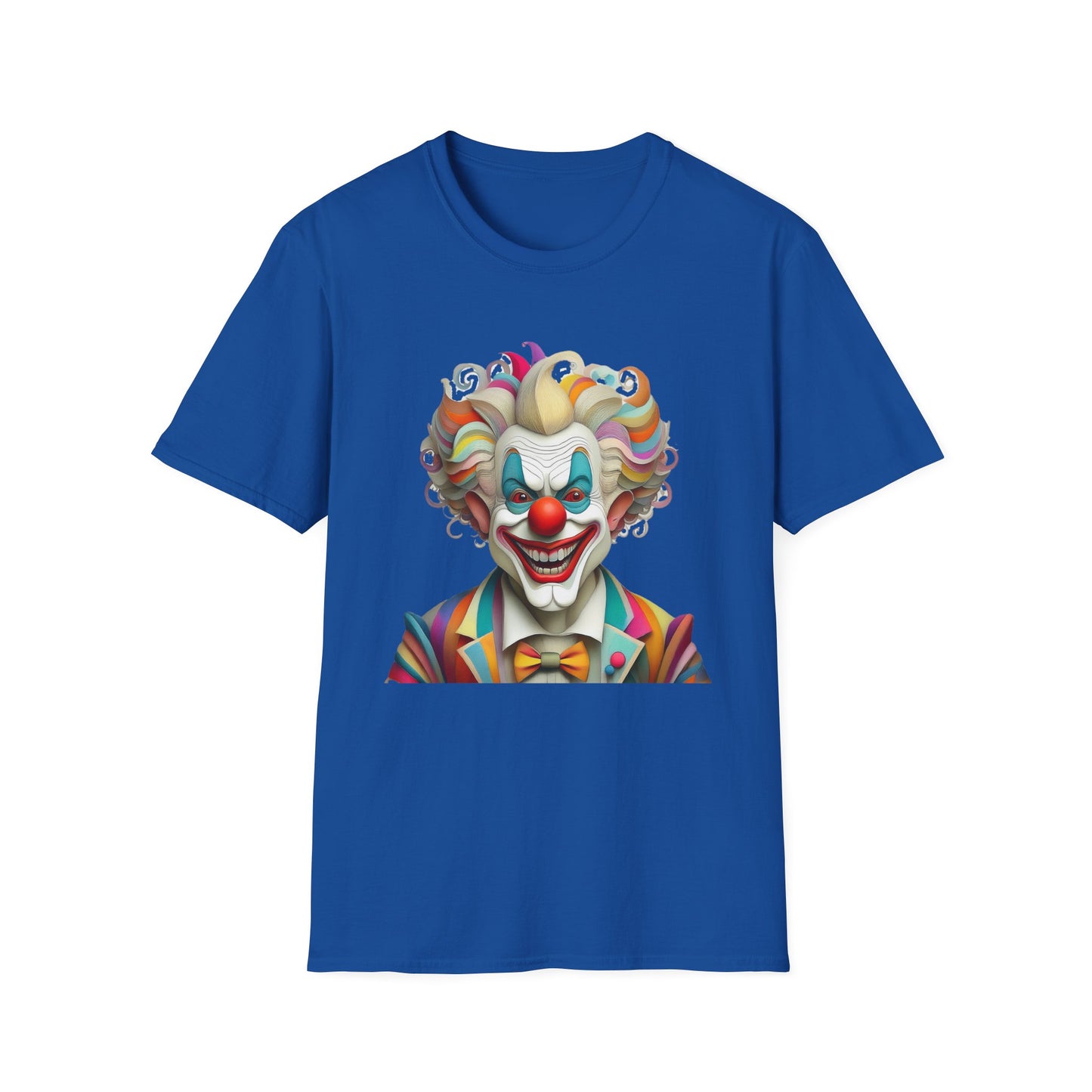 Clown Shirt, T Shirt with Clown, Funny Man Shirt, Tee Shirt with Funny Man, Circus Shirt, Shirt with Circus, Scary Man Shirt, Shirt with Scary Man