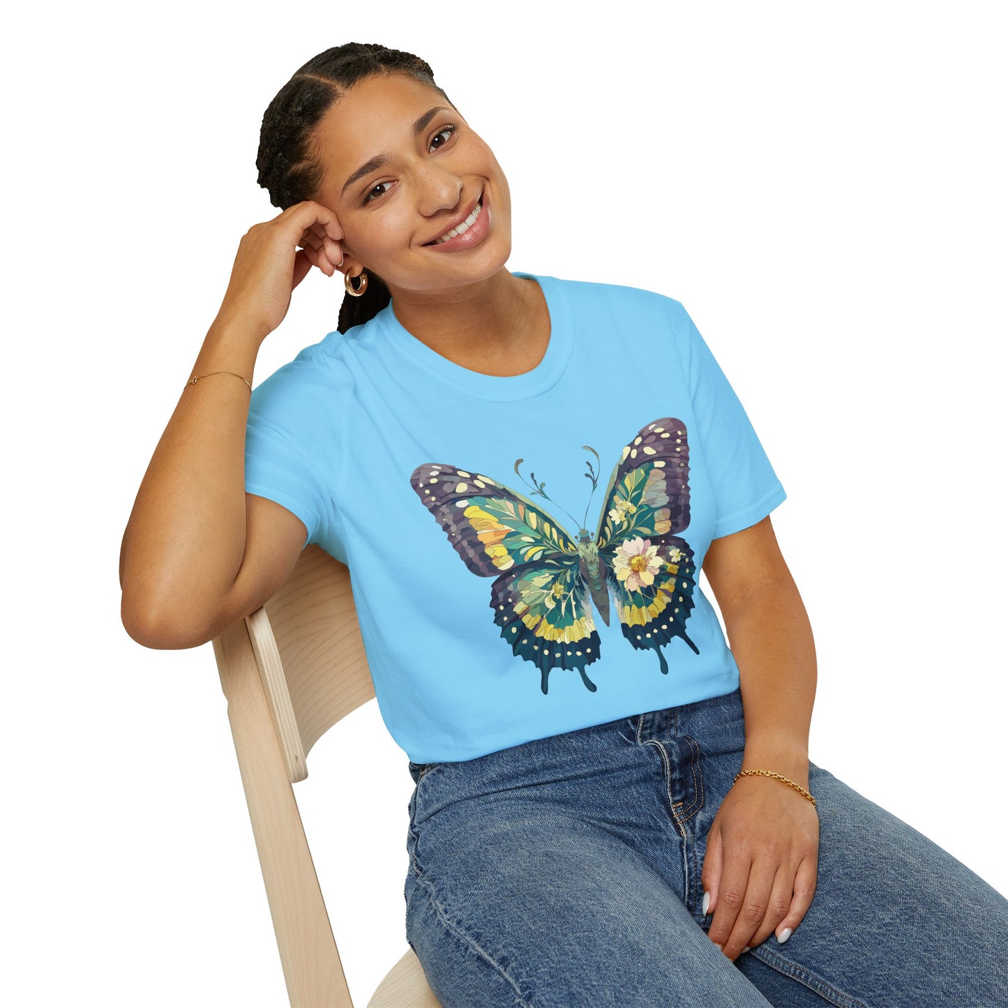 Butterfly Shirt, T Shirt with Butterfly, Monarch Shirt