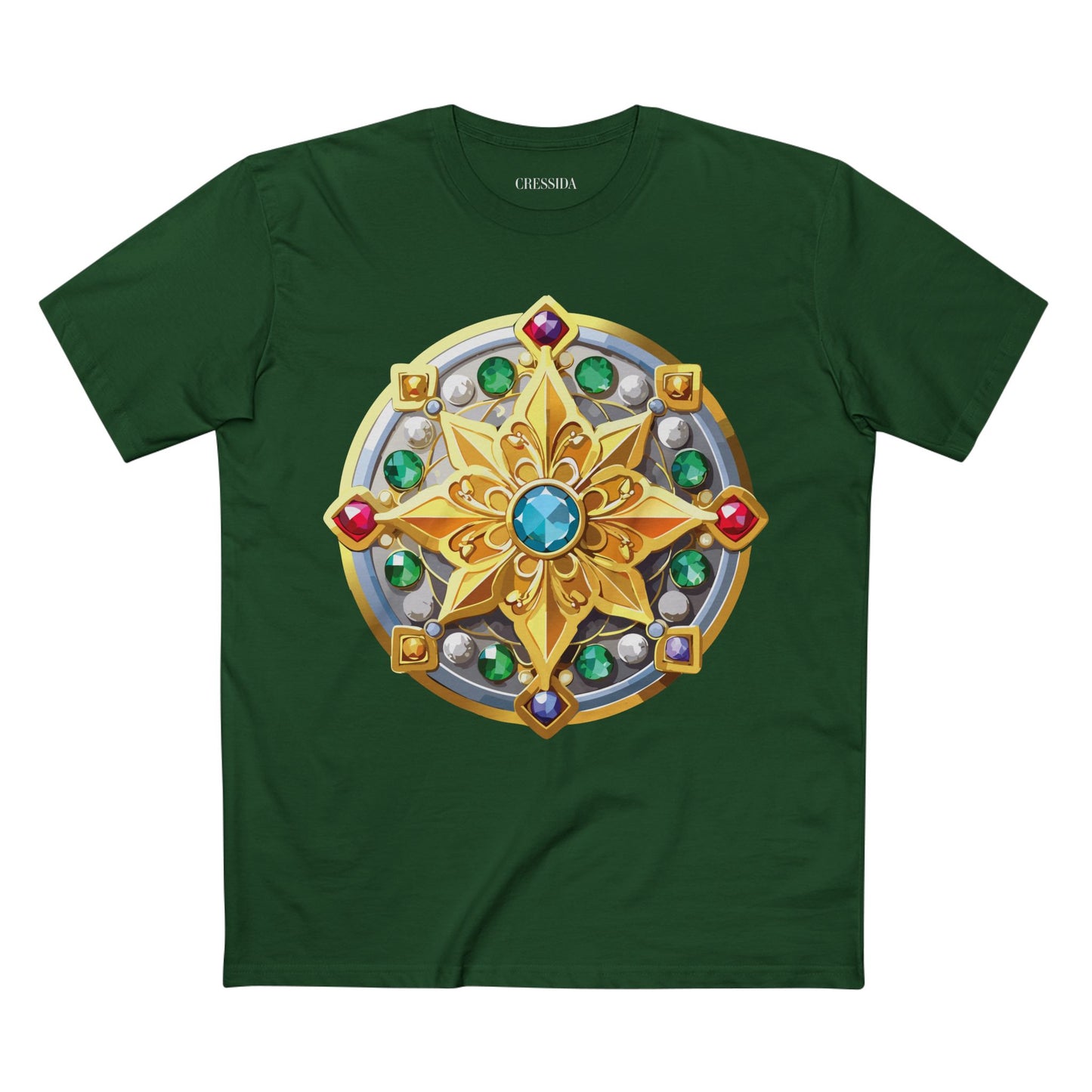 Medallion Shirt, Shirt with Medallion, Tee Shirt with Medal