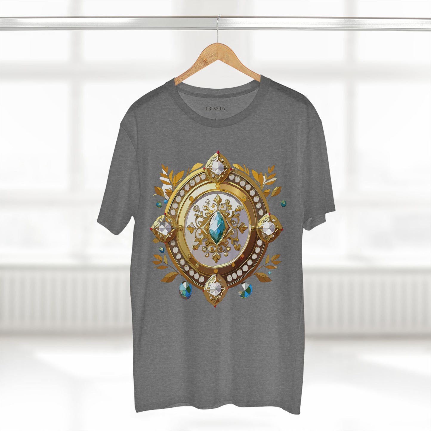 Medallion Shirt, Shirt with Medallion, Tee Shirt with Medal