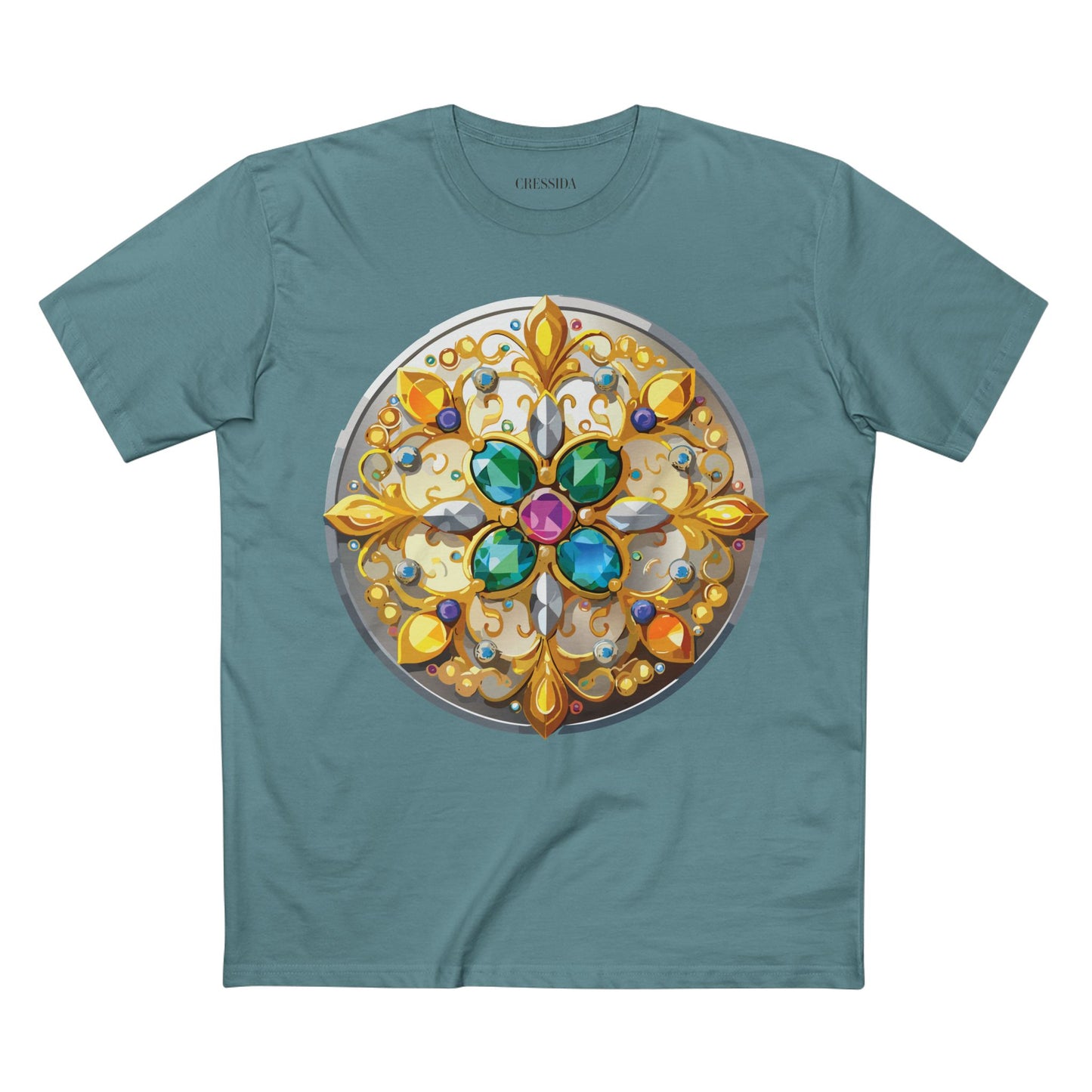 Medallion Shirt, Shirt with Medallion, Tee Shirt with Medal