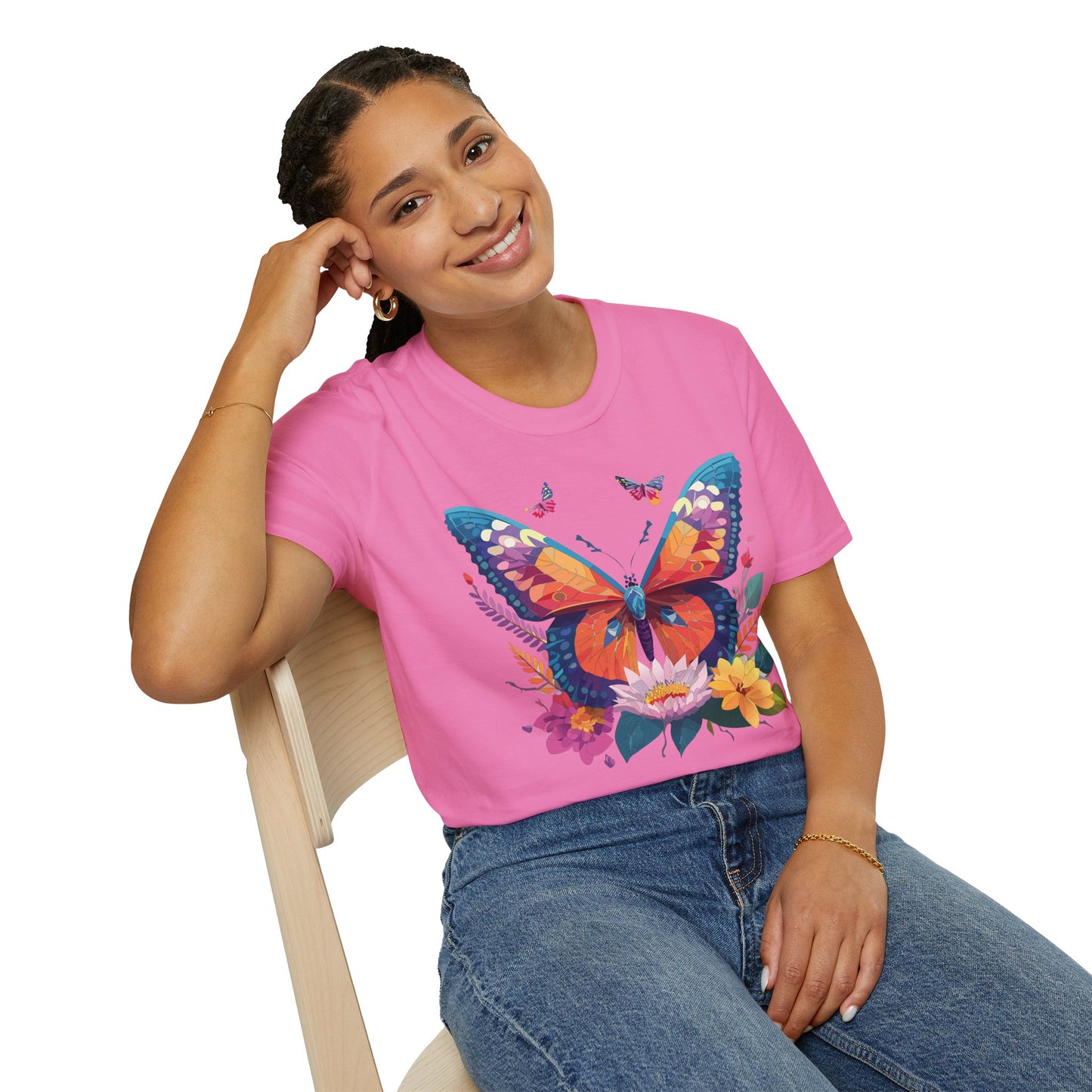 Butterfly Shirt, T Shirt with Butterfly, Monarch Shirt