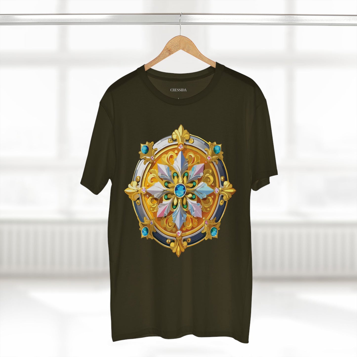 Medallion Shirt, Shirt with Medallion, Tee Shirt with Medal