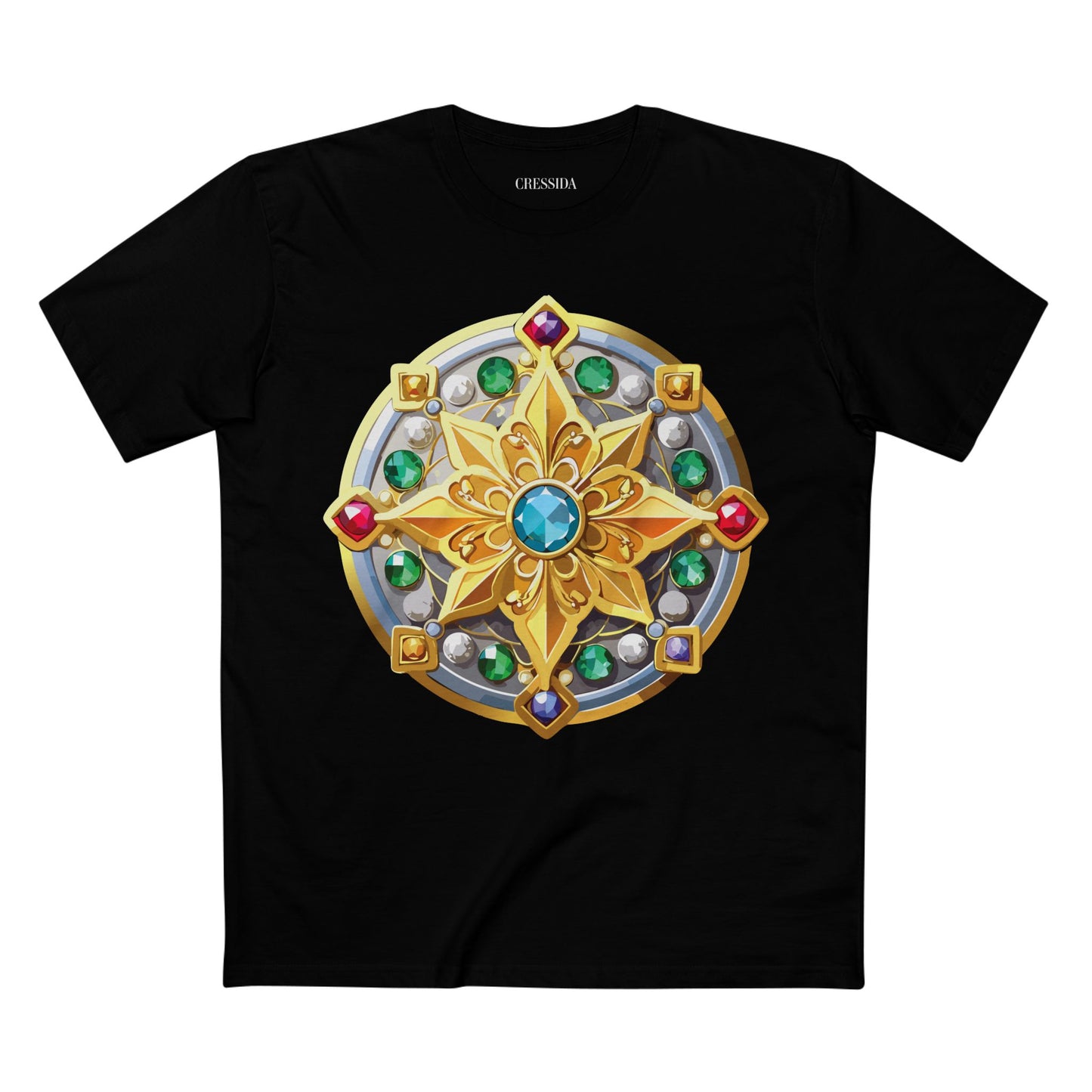 Medallion Shirt, Shirt with Medallion, Tee Shirt with Medal