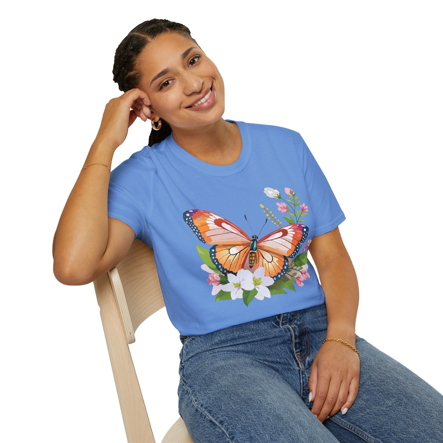 Butterfly Shirt, T Shirt with Butterfly, Monarch Shirt