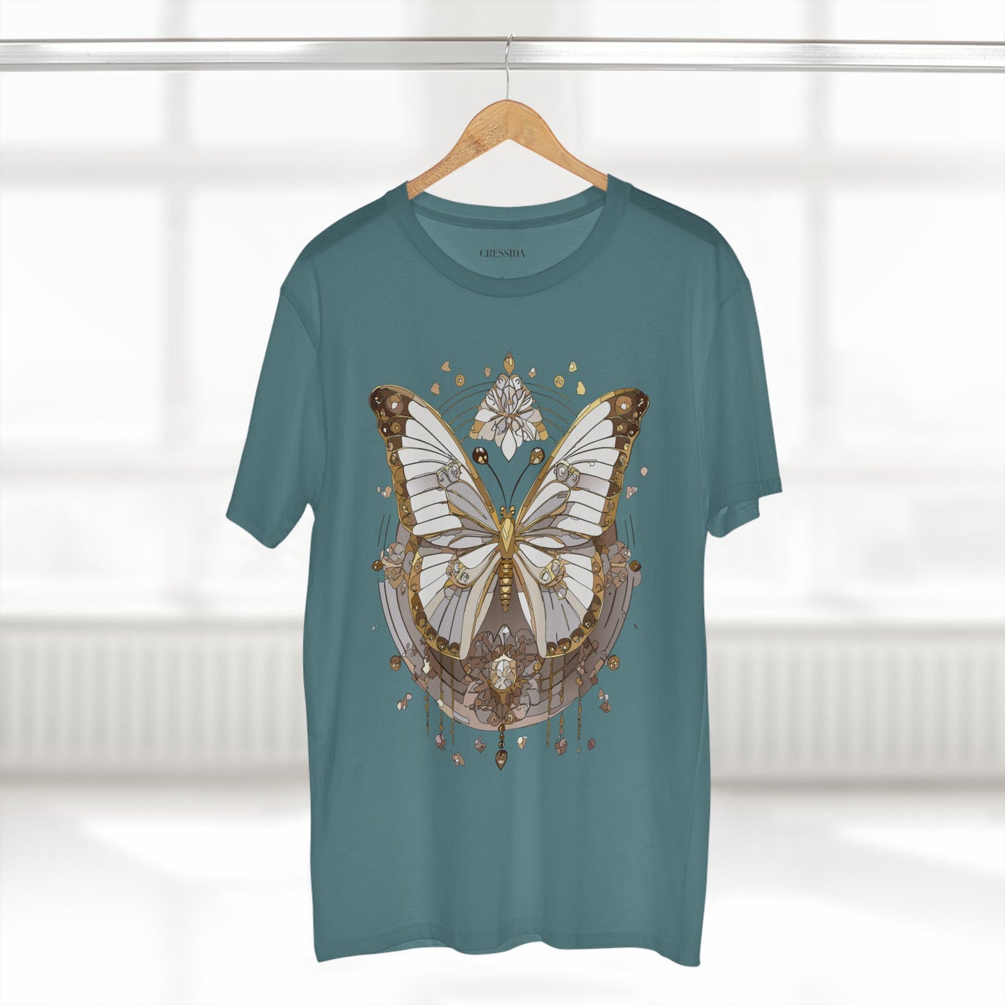 Butterfly shirt, Shirt with Butterfly, Tee Shirt with Antique Butterfly