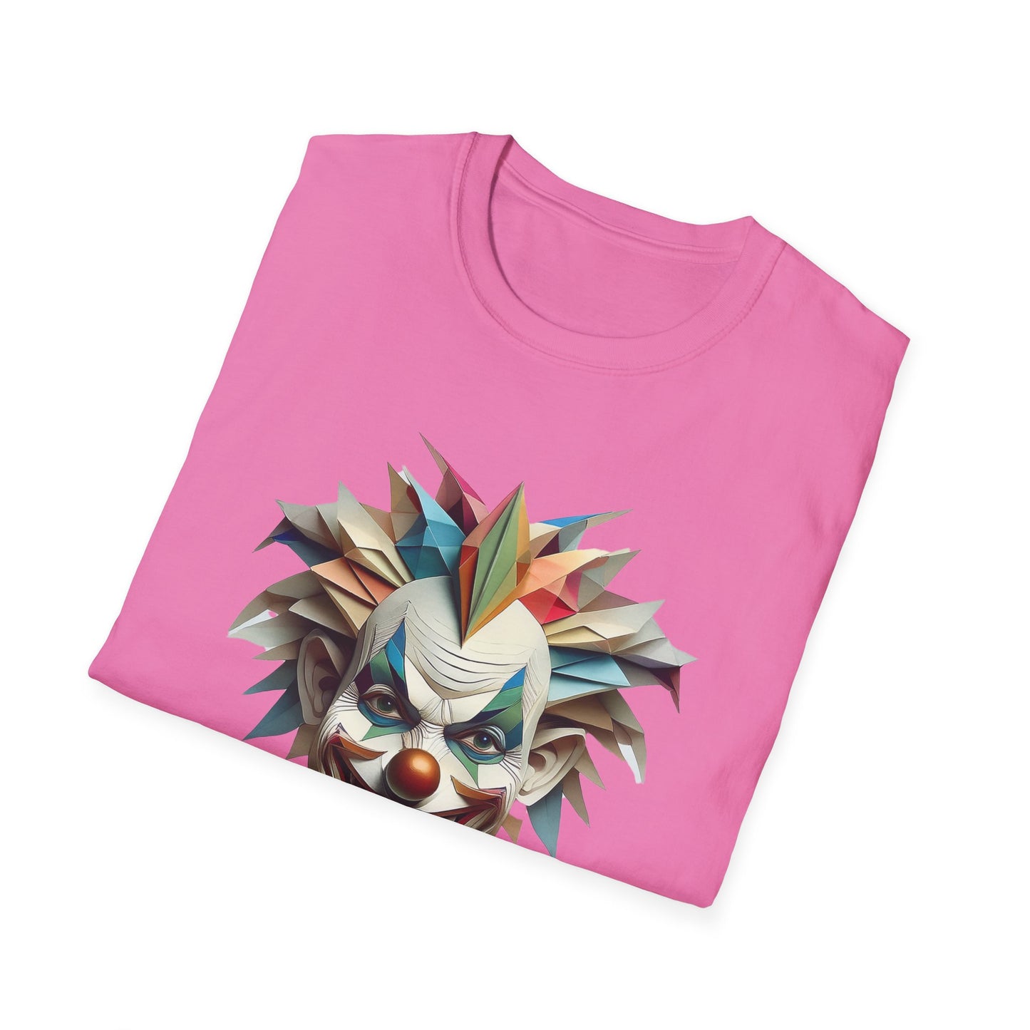Clown Shirt, T Shirt with Clown, Funny Man Shirt, Tee Shirt with Funny Man, Circus Shirt, Shirt with Circus, Scary Man Shirt, Shirt with Scary Man