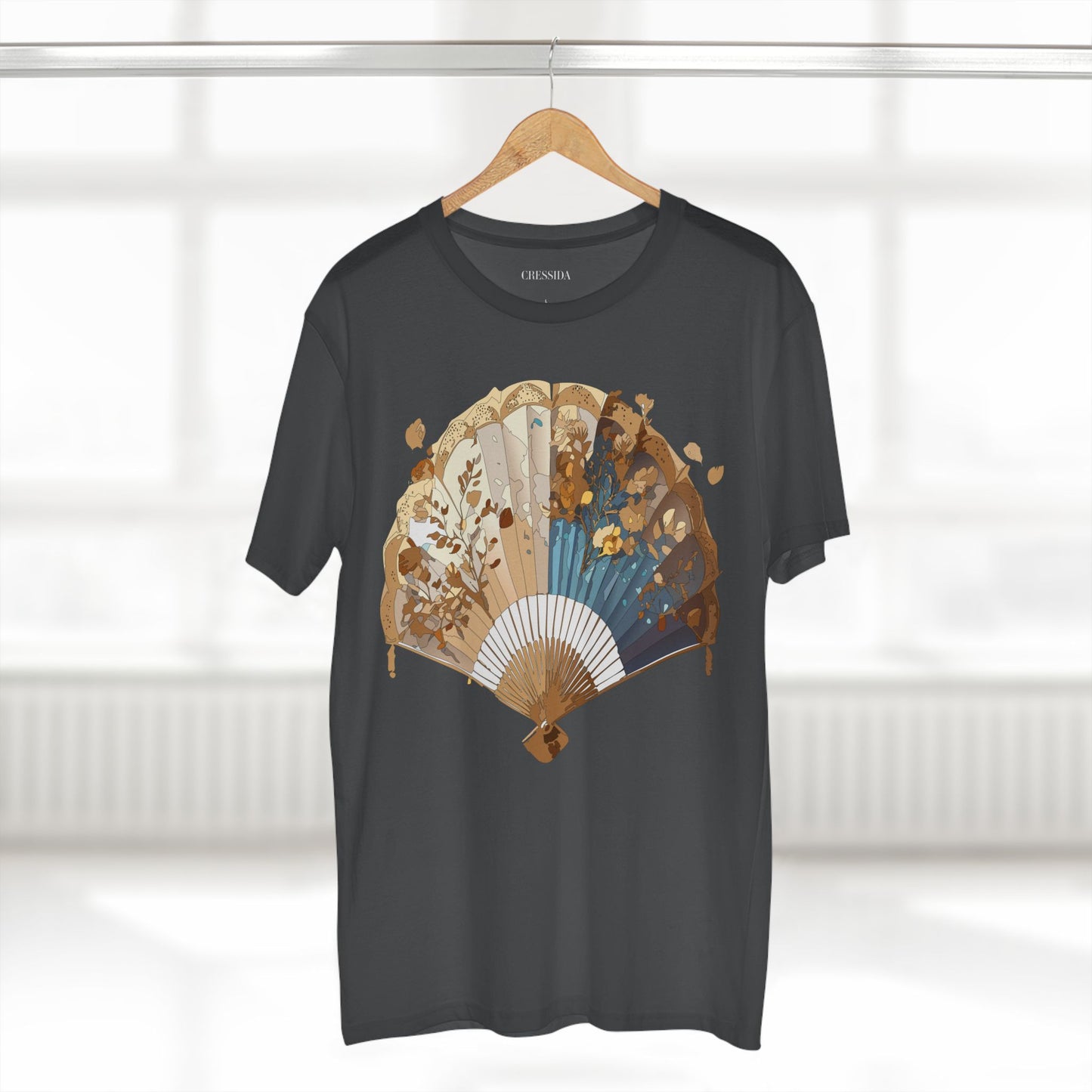 Fan shirt, Shirt with Fan, Tee Shirt with Antique Fan