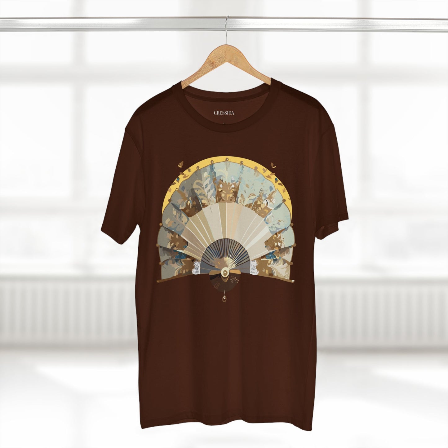 Fan shirt, Shirt with Fan, Tee Shirt with Antique Fan