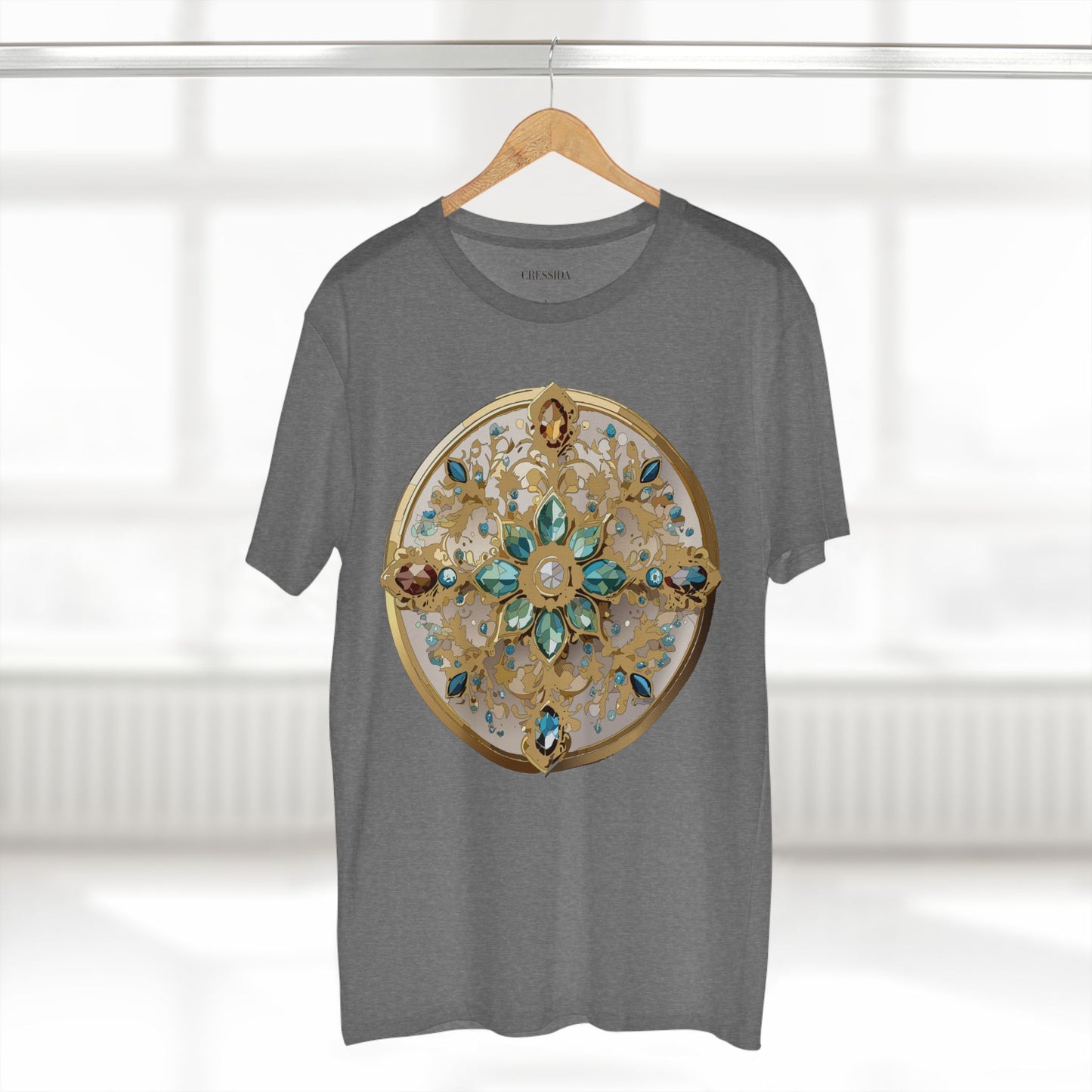Medallion Shirt, Shirt with Medallion, Tee Shirt with Medal