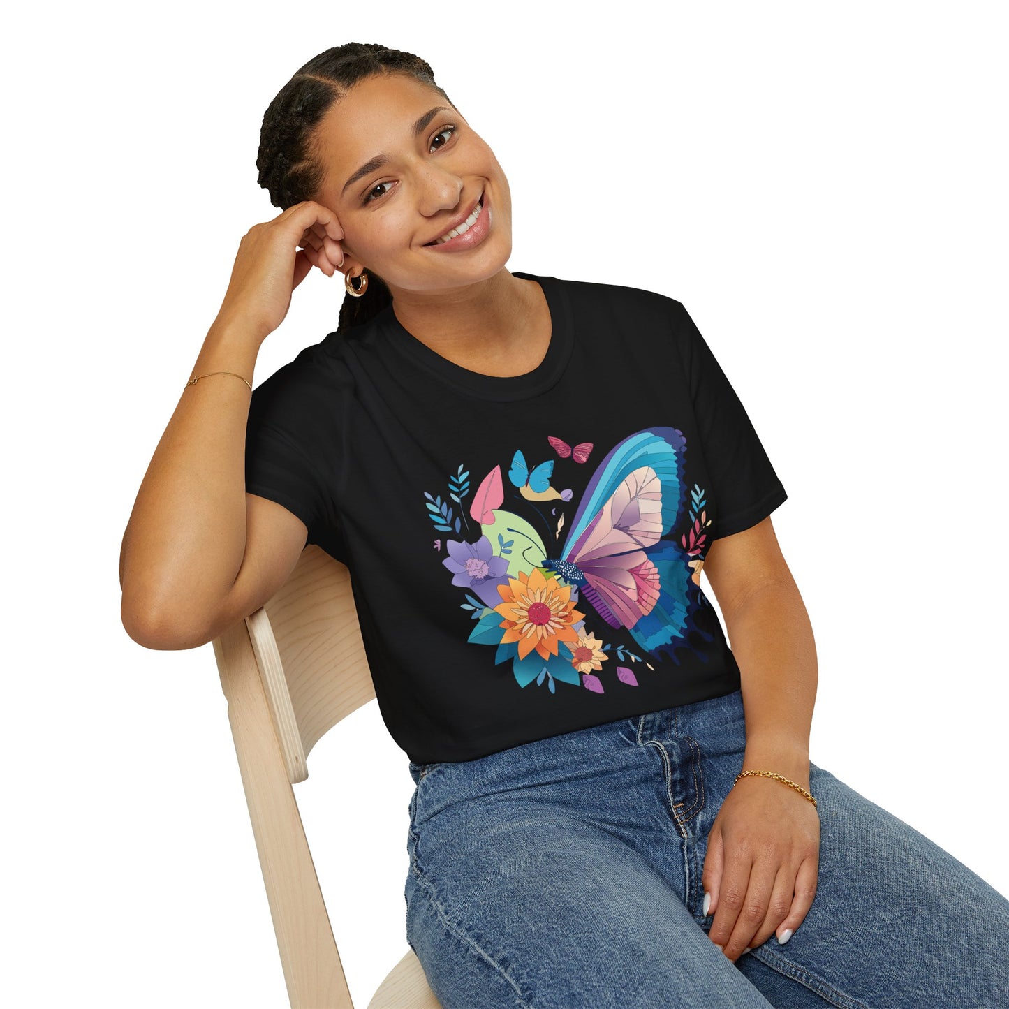 Butterfly Shirt, T Shirt with Butterfly, Monarch Shirt