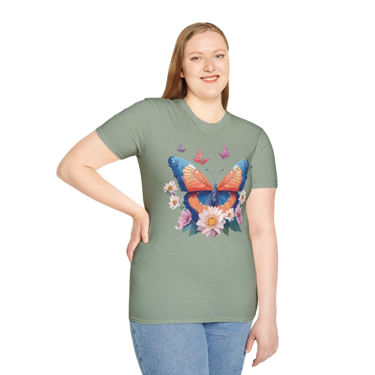 Butterfly Shirt, T Shirt with Butterfly, Monarch Shirt