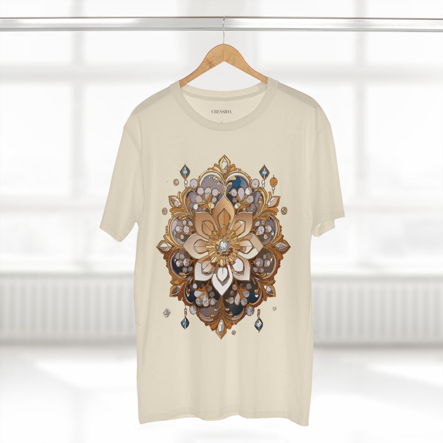 Floral Shirt, Shirt with Flower, Tee Shirt with Antique Flower