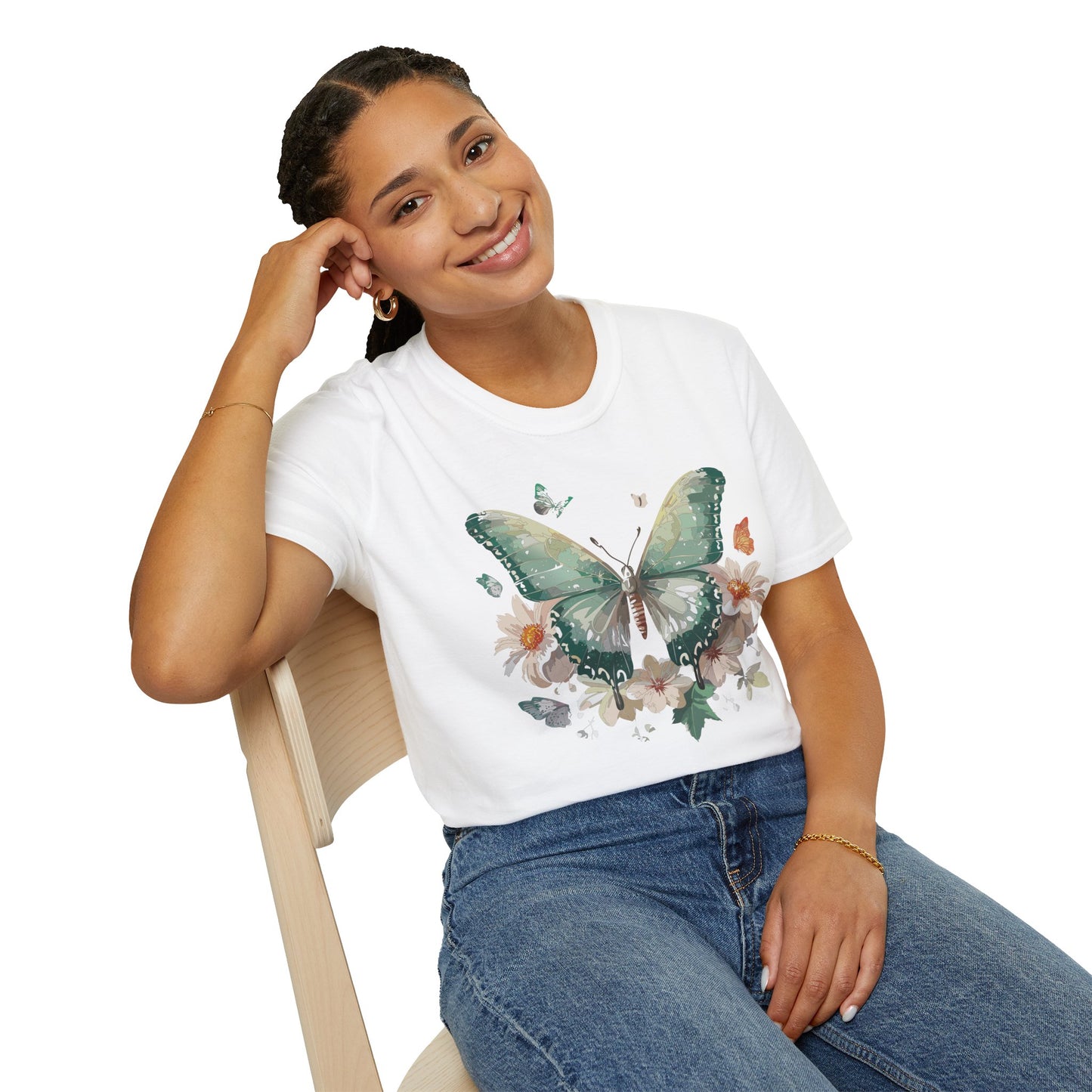 Butterfly Shirt, T Shirt with Butterfly, Monarch Shirt