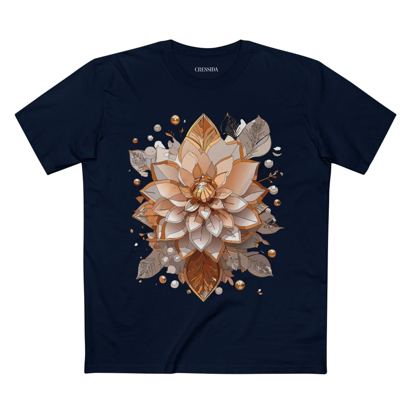Floral Shirt, Shirt with Flower, Tee Shirt with Antique Flower