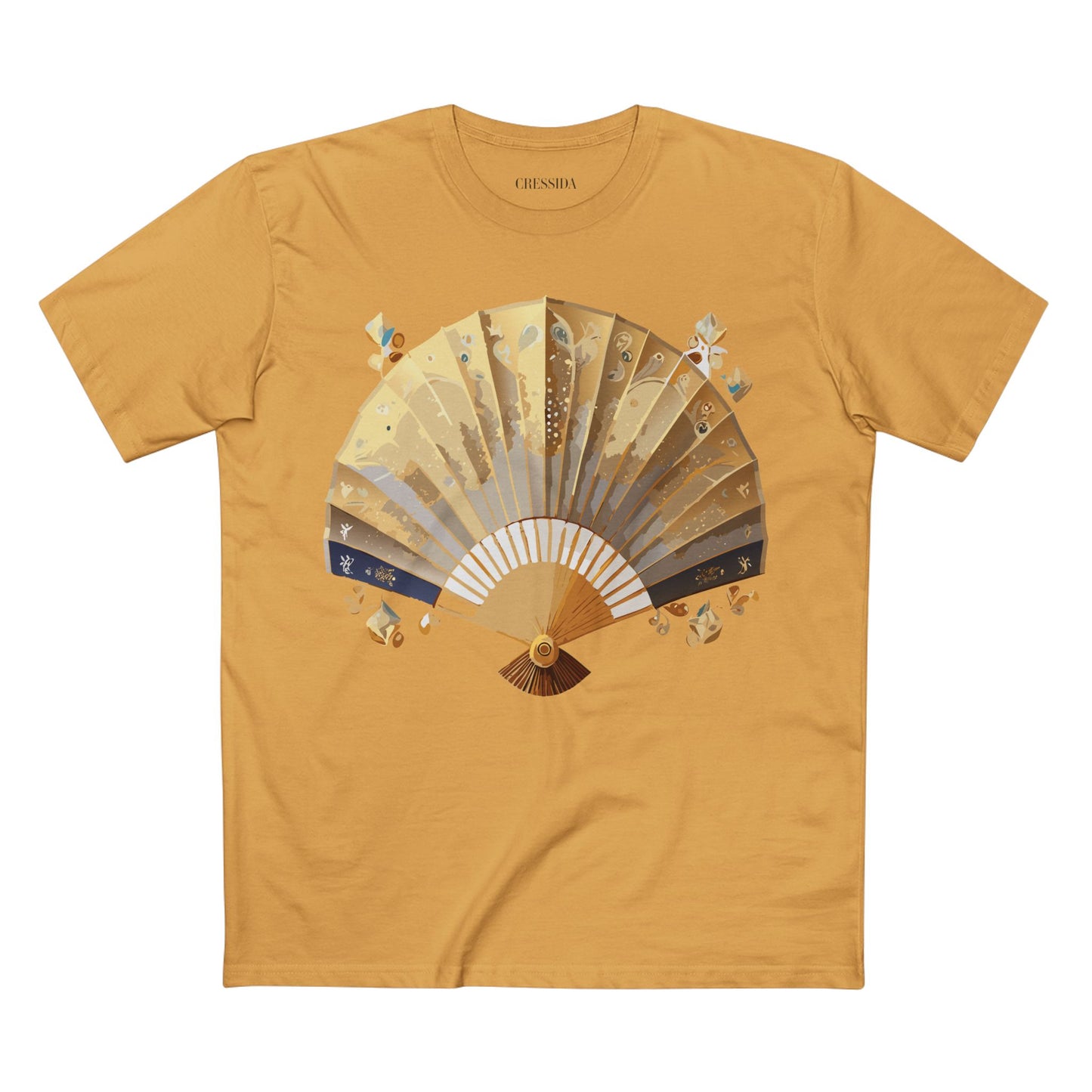 Fan shirt, Shirt with Fan, Tee Shirt with Antique Fan