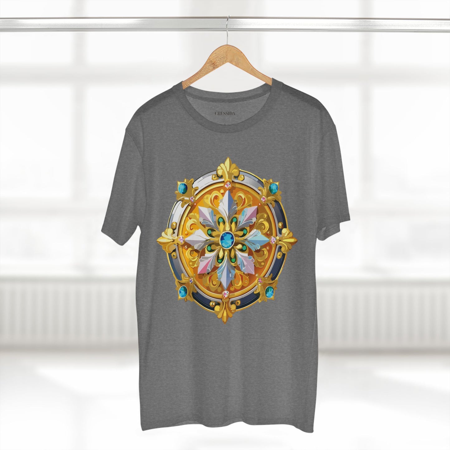 Medallion Shirt, Shirt with Medallion, Tee Shirt with Medal