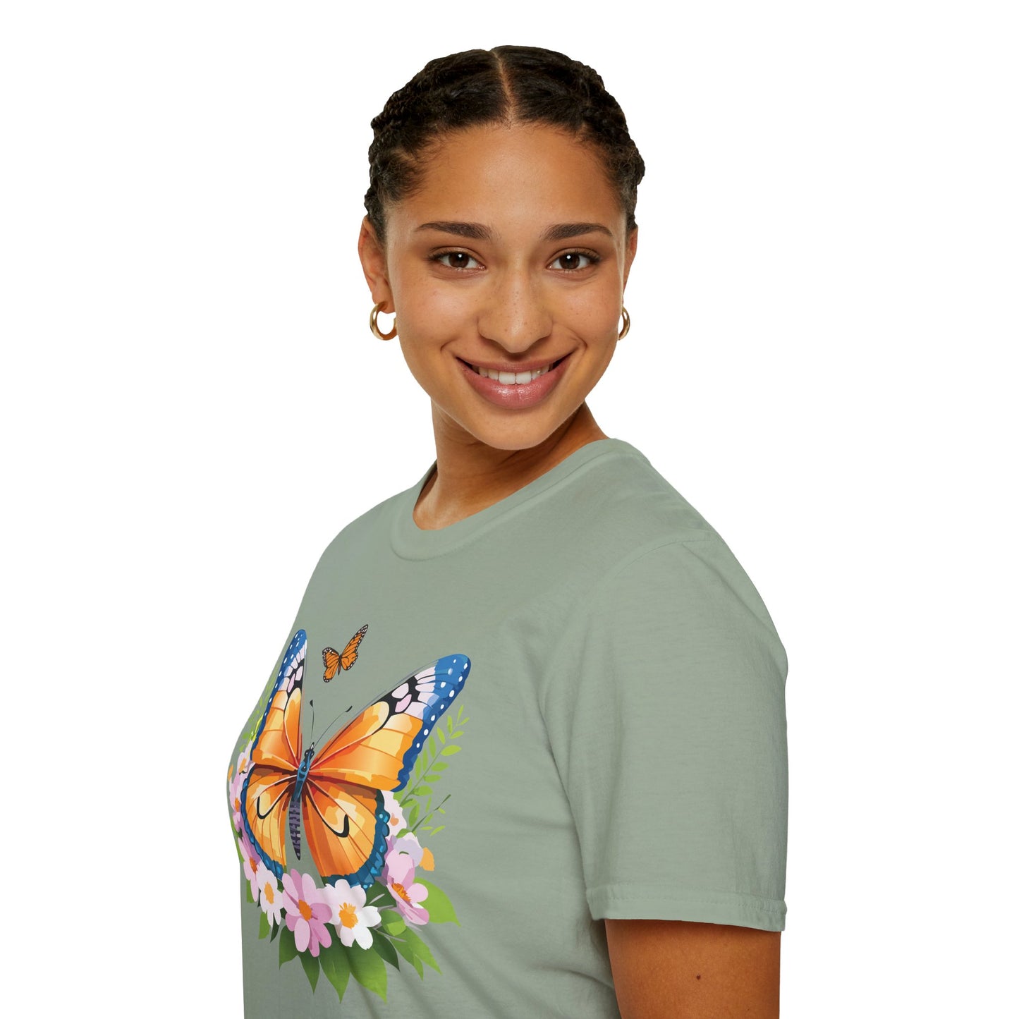 Butterfly Shirt, T Shirt with Butterfly, Monarch Shirt