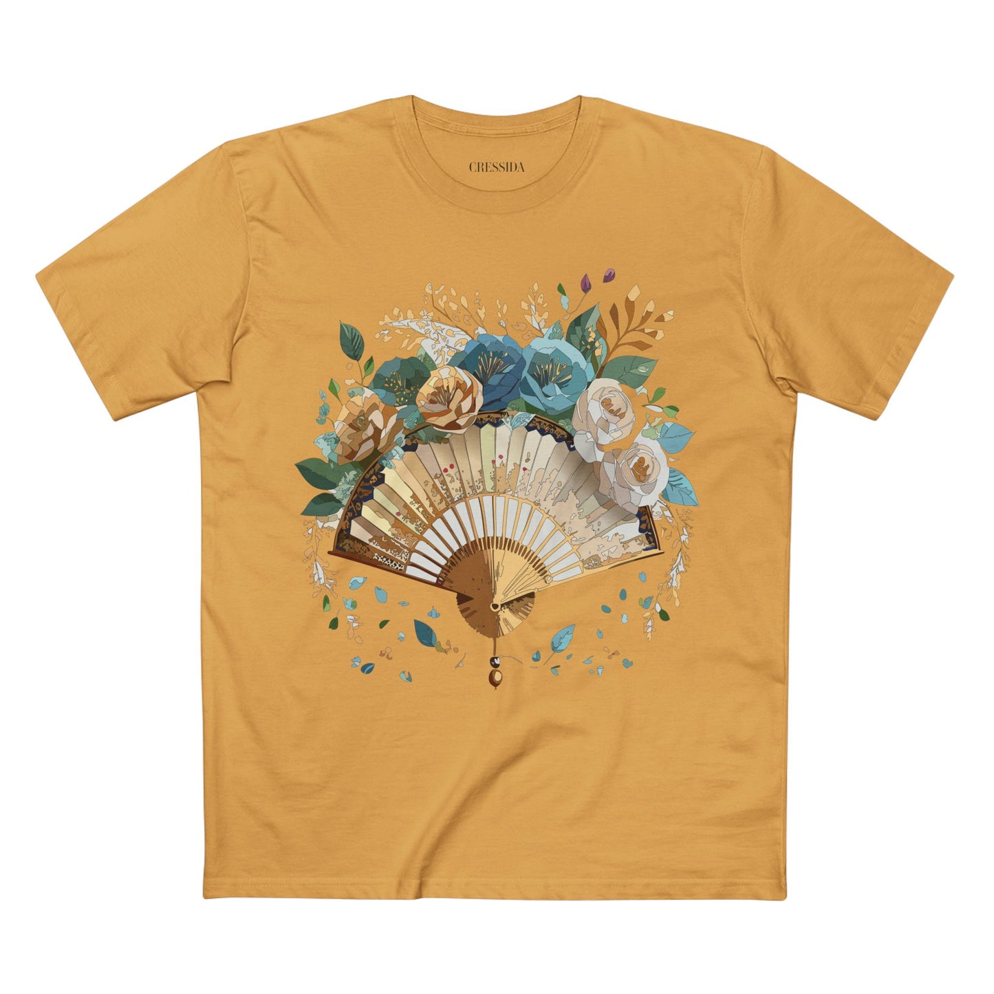 Fan shirt, Shirt with Fan, Tee Shirt with Antique Fan