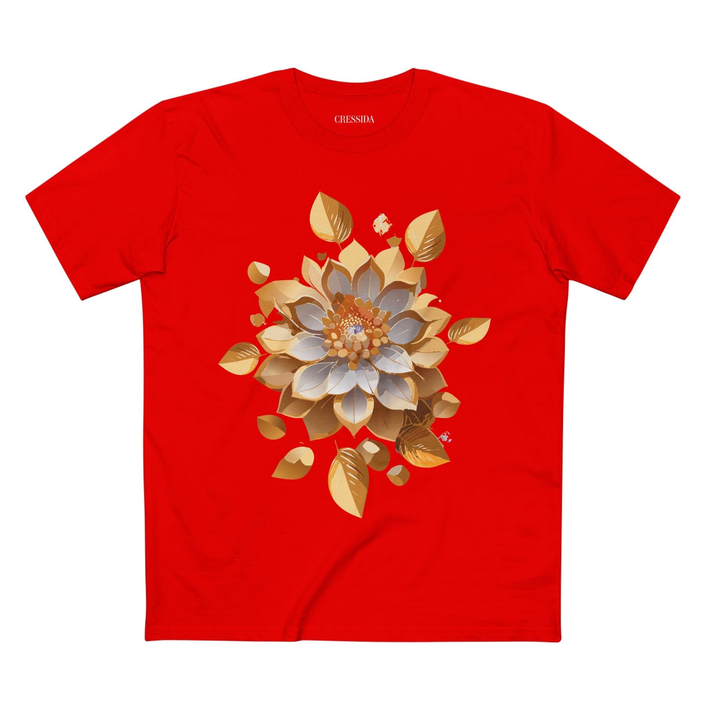 Floral Shirt, Shirt with Flower, Tee Shirt with Antique Flower