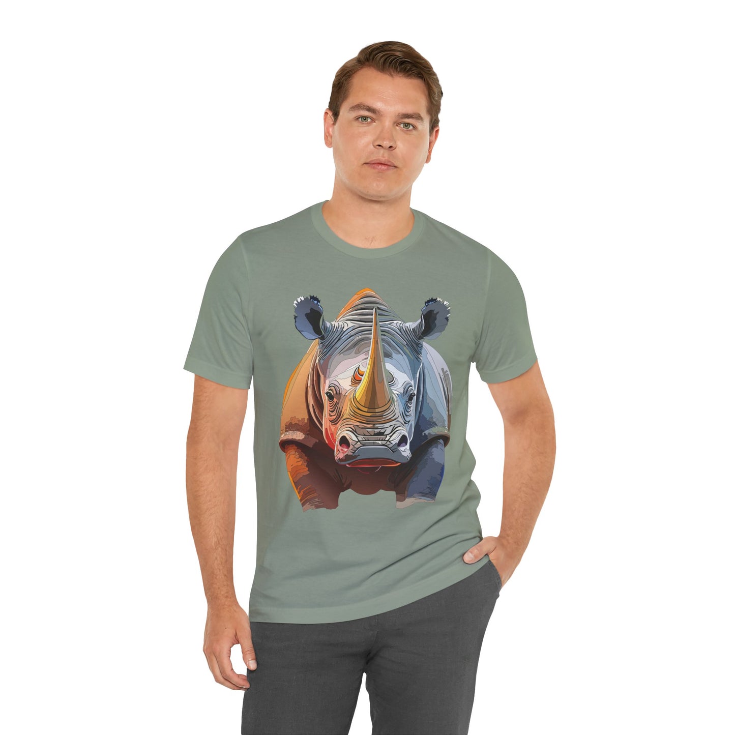 Unisex Animal Shirt, Tee Shirt with Animals, Art Design Tee Shirt, Wild Animals Shirt