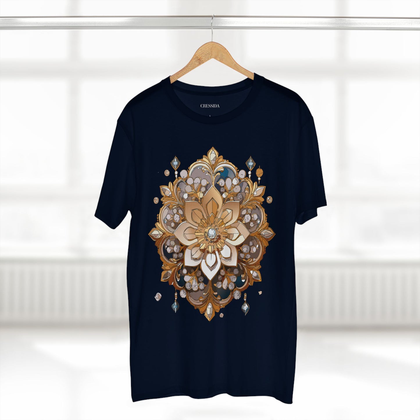 Floral Shirt, Shirt with Flower, Tee Shirt with Antique Flower