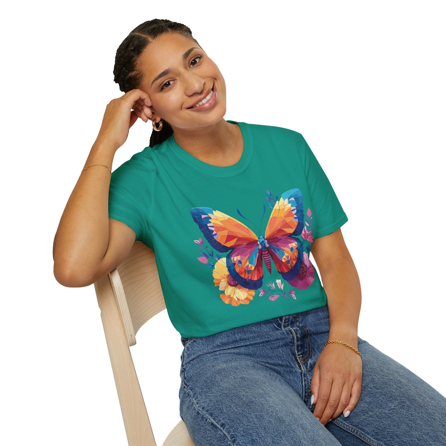Butterfly Shirt, T Shirt with Butterfly, Monarch Shirt
