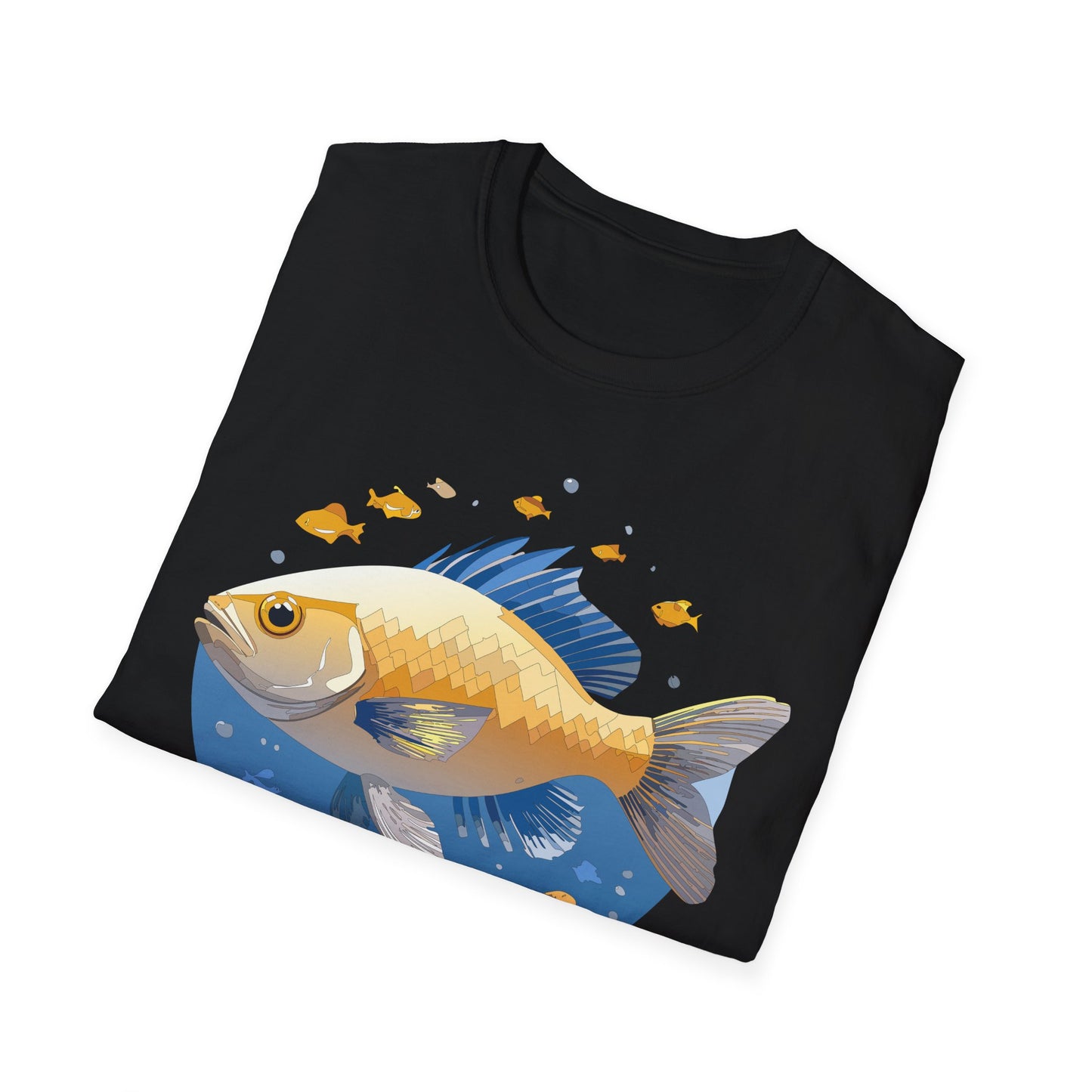 Fish Art Design Shirt, T Shirt with Fish, Graphic Shirt, Tee Shirt with Graphic Design, Shirt with Fish Graphic Art