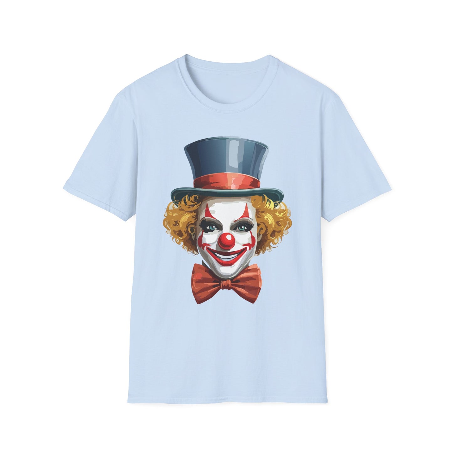 Clown Shirt, T Shirt with Clown, Funny Man Shirt, Tee Shirt with Funny Man, Circus Shirt, Shirt with Circus, Scary Man Shirt, Shirt with Scary Man
