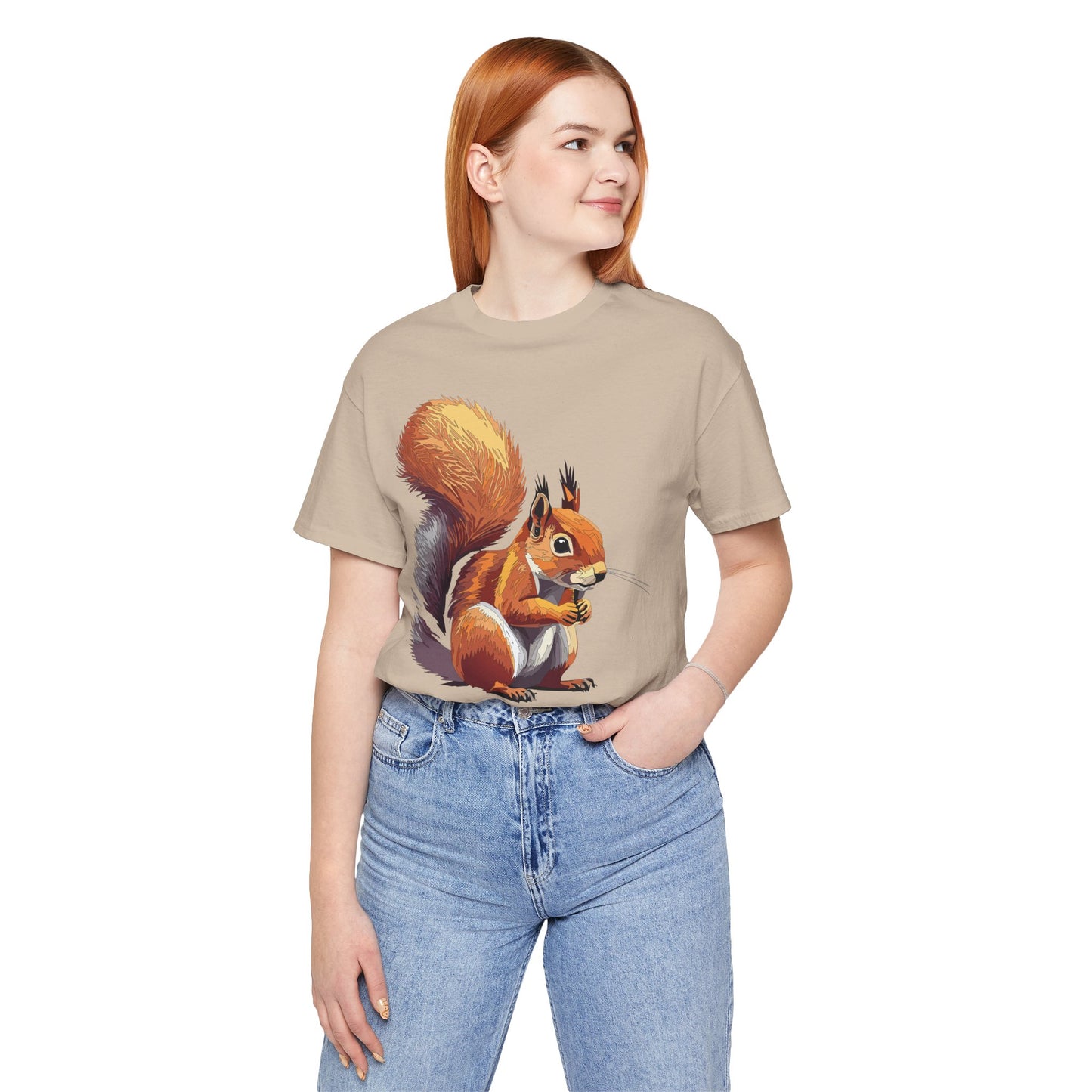 Unisex Animal Shirt, Tee Shirt with Animals, Art Design Tee Shirt, Wild Animals Shirt