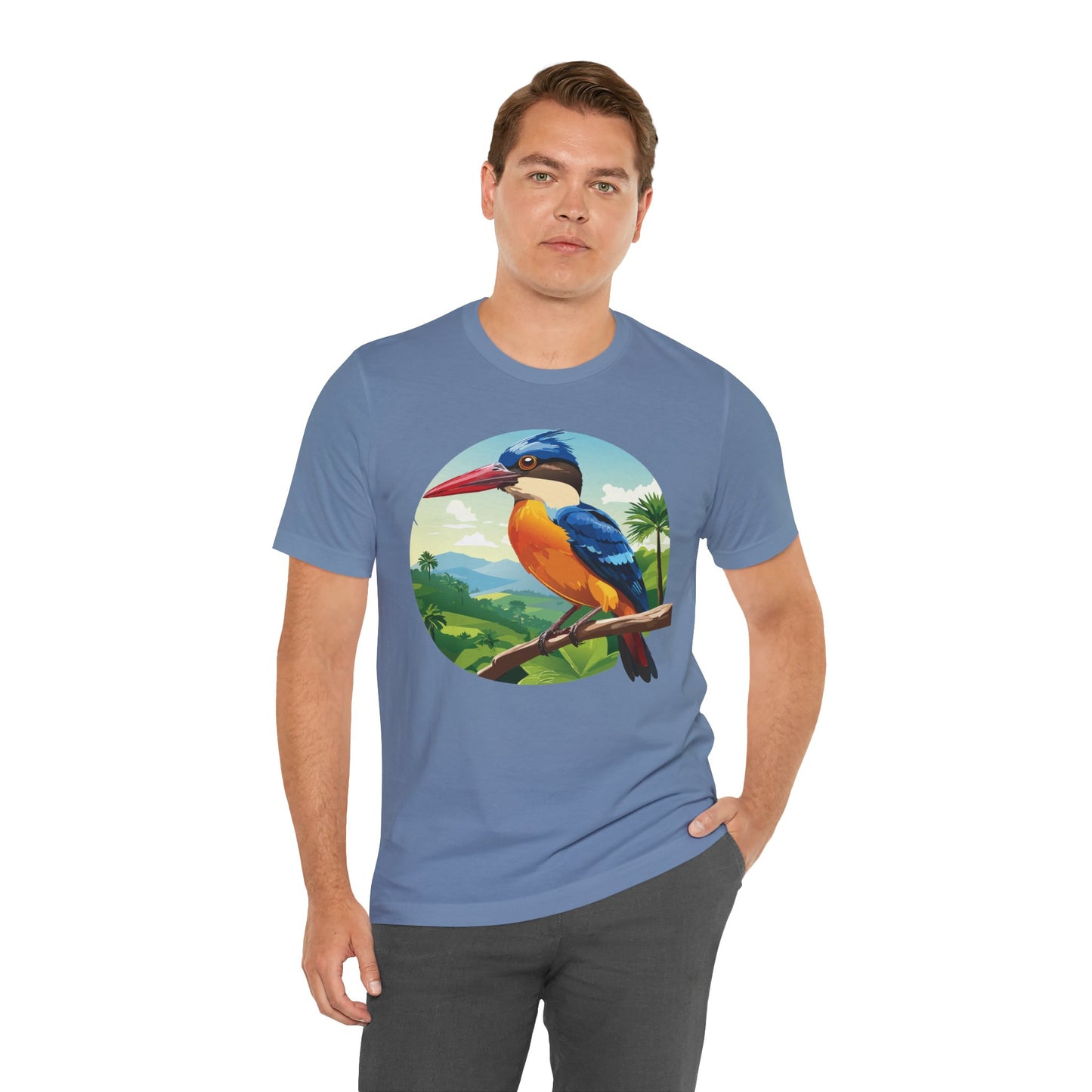 Unisex Animal Shirt, Tee Shirt with Animals, Art Design Tee Shirt, Wild Animals Shirt