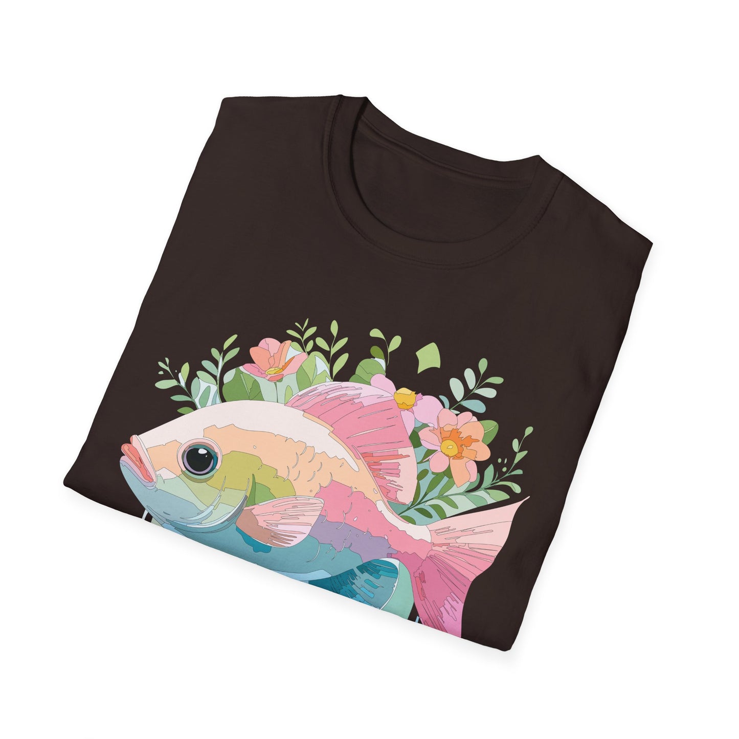 Fish Art Design Shirt, T Shirt with Fish, Graphic Shirt, Tee Shirt with Graphic Design, Shirt with Fish Graphic Art