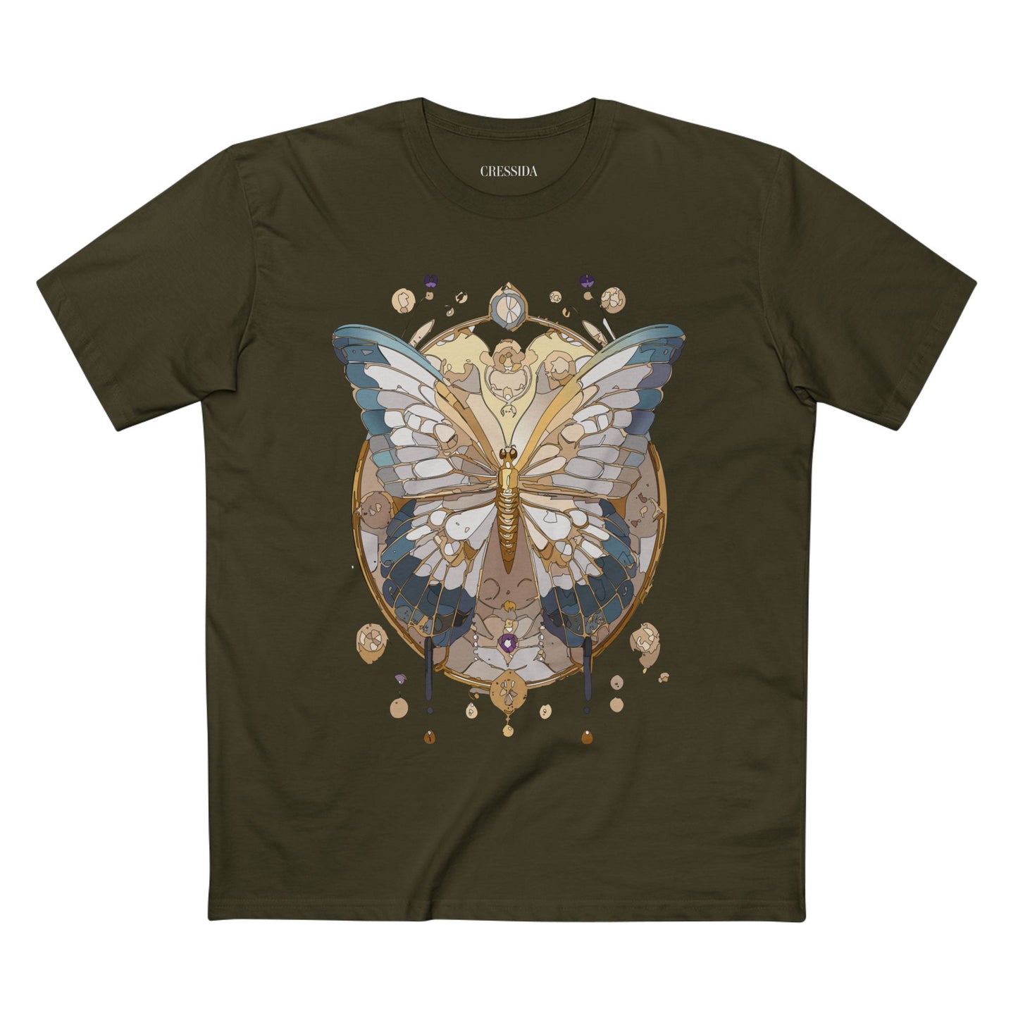 Butterfly shirt, Shirt with Butterfly, Tee Shirt with Antique Butterfly
