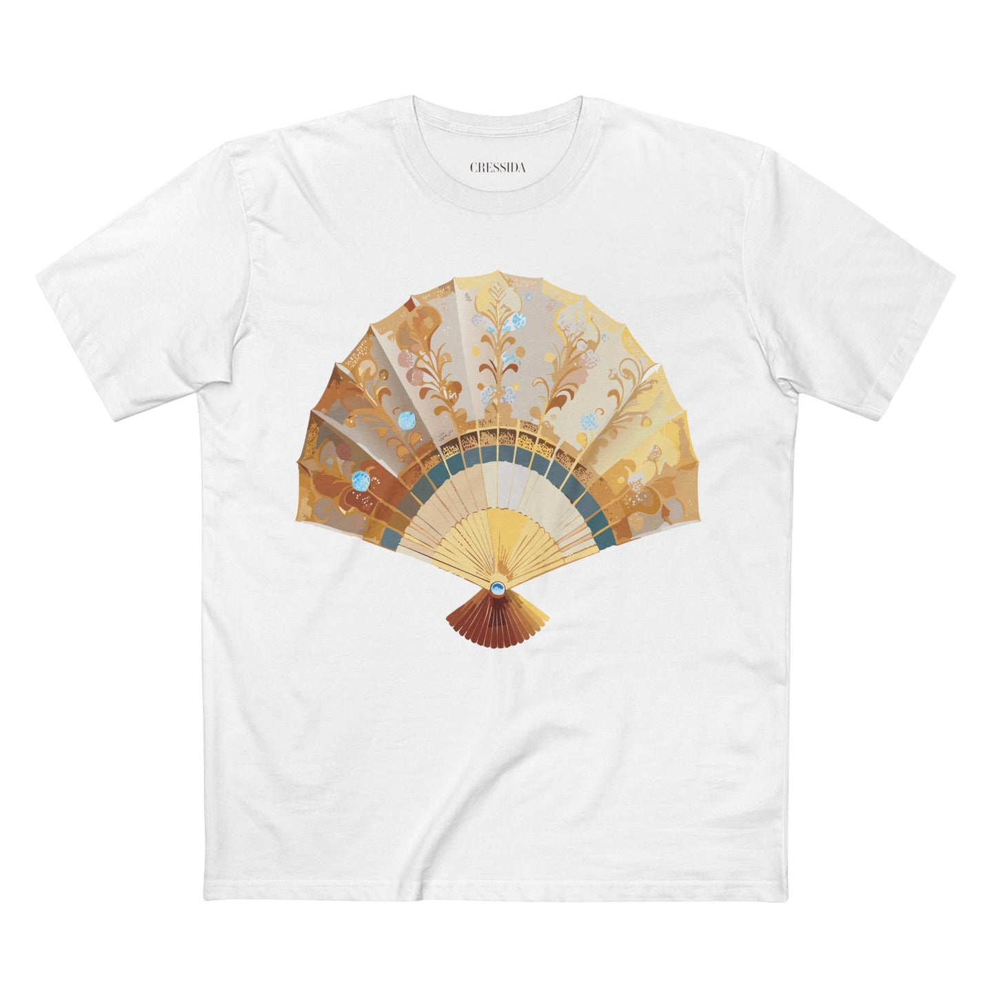 Fan shirt, Shirt with Fan, Tee Shirt with Antique Fan