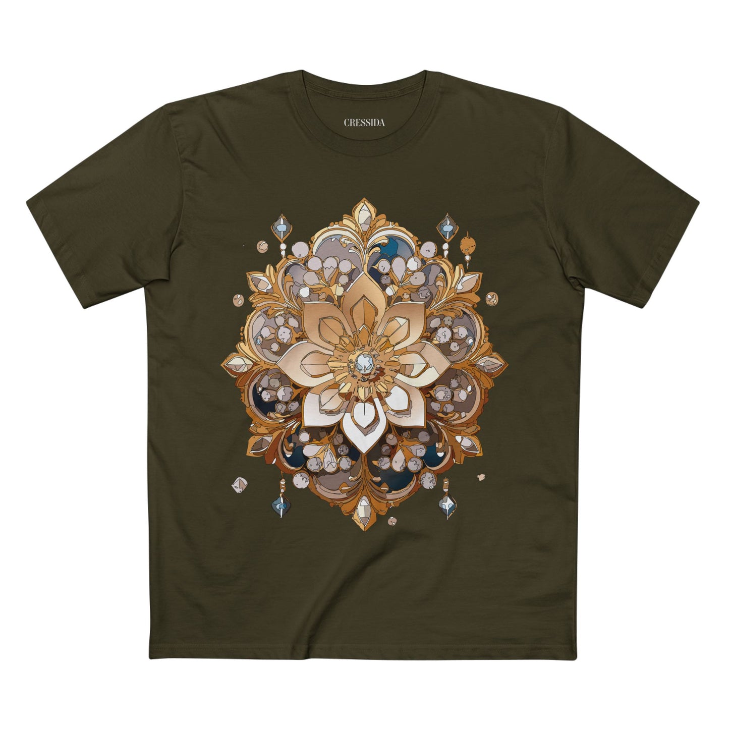 Floral Shirt, Shirt with Flower, Tee Shirt with Antique Flower