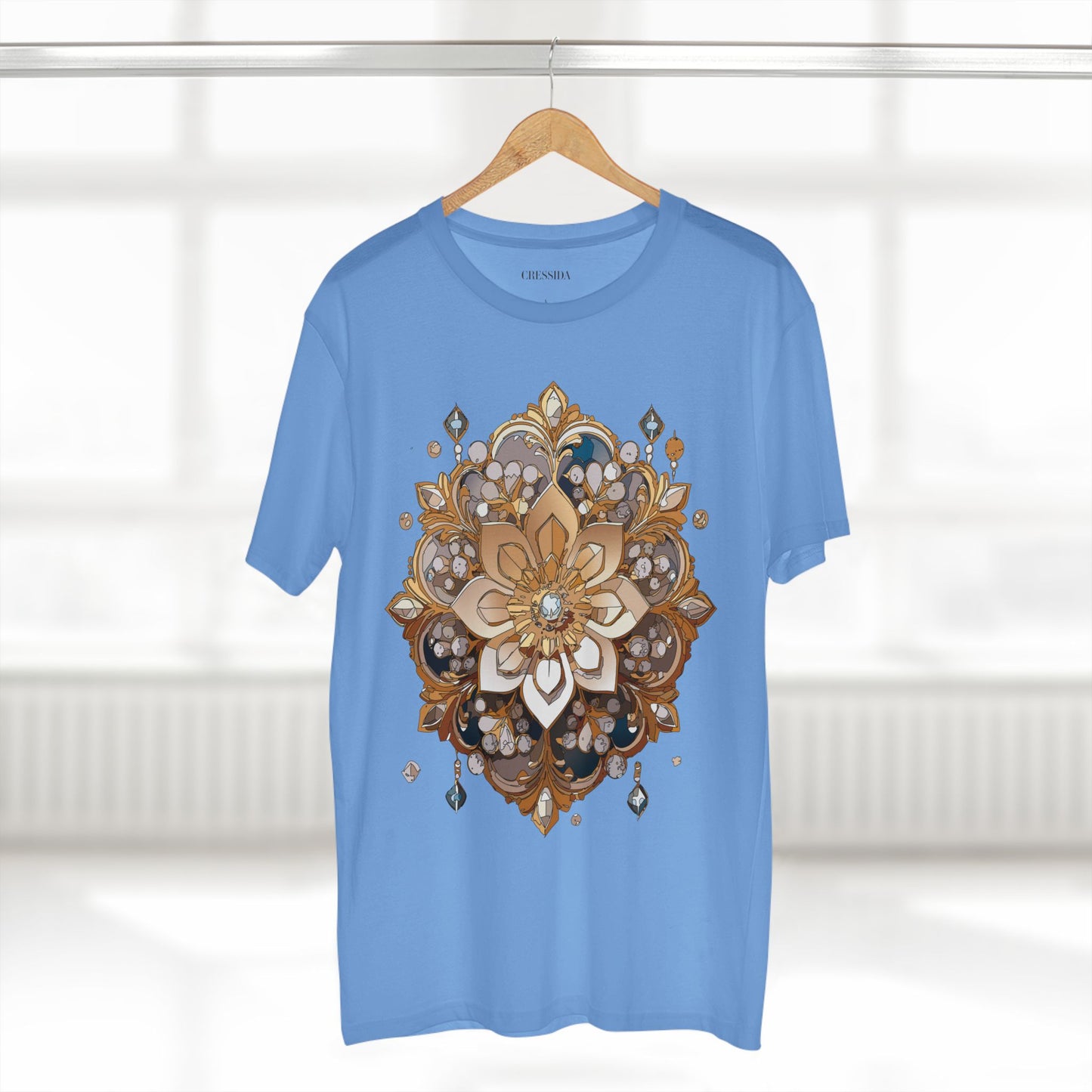 Floral Shirt, Shirt with Flower, Tee Shirt with Antique Flower
